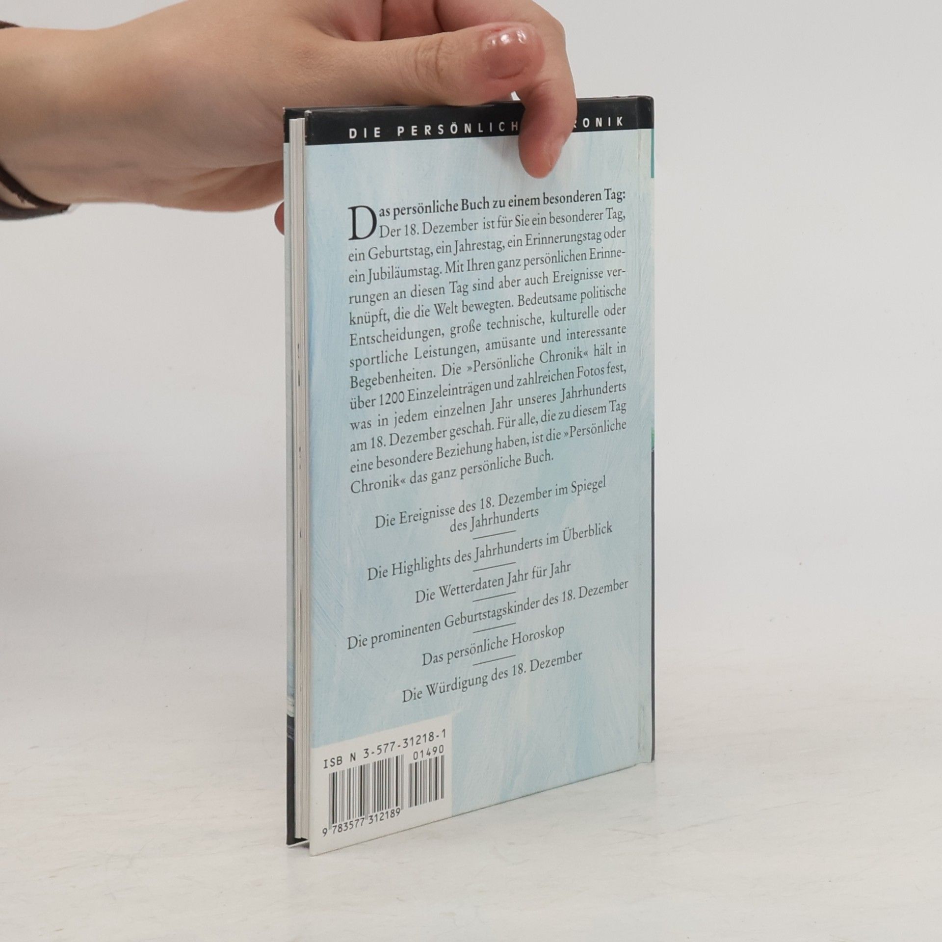 Autorenkollektiv Das Buch vom 18. Dezember