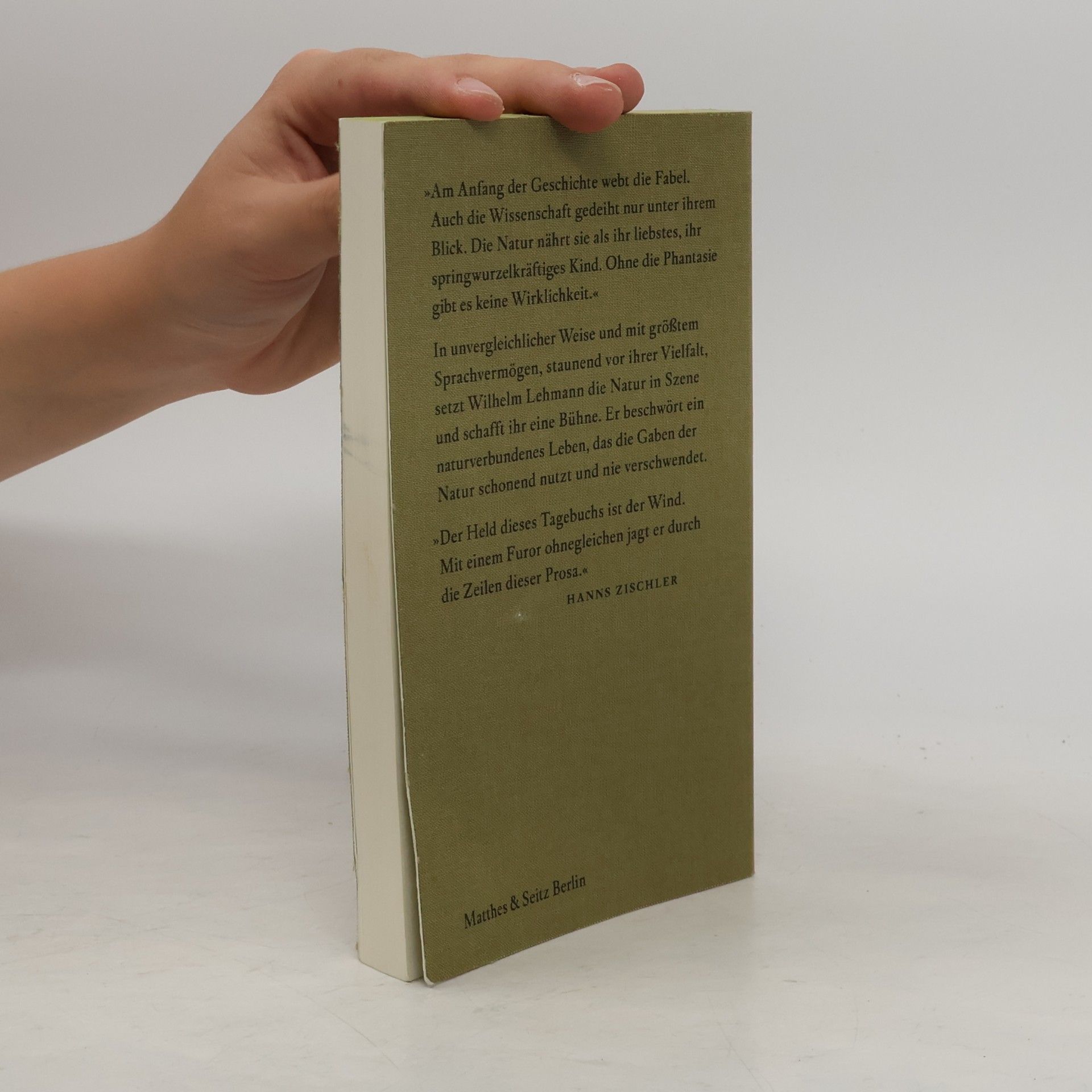 Wilhelm Lehmann Bukolisches Tagebuch und weitere Schriften zur Natur