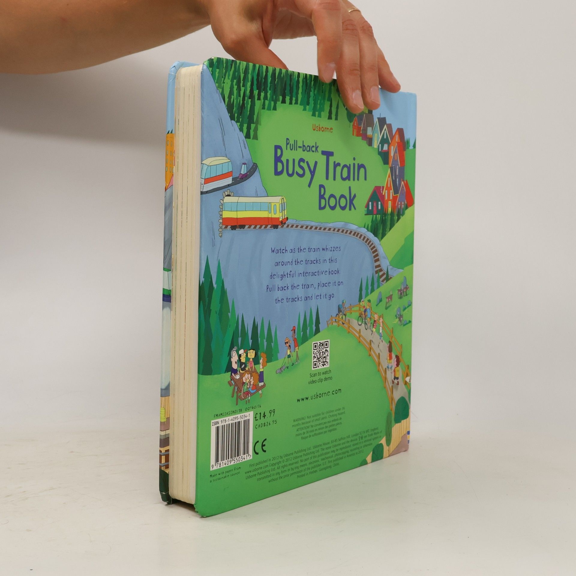 Fiona Watt Pull-back busy train book