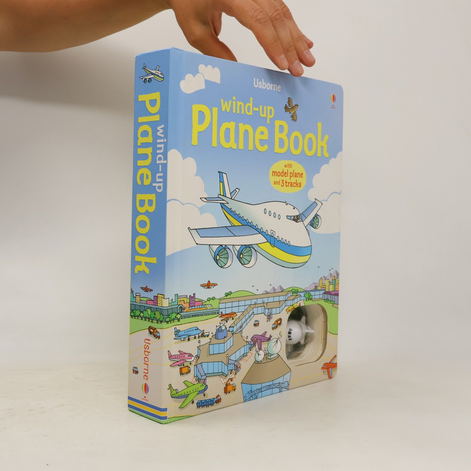 Wind-up plane book