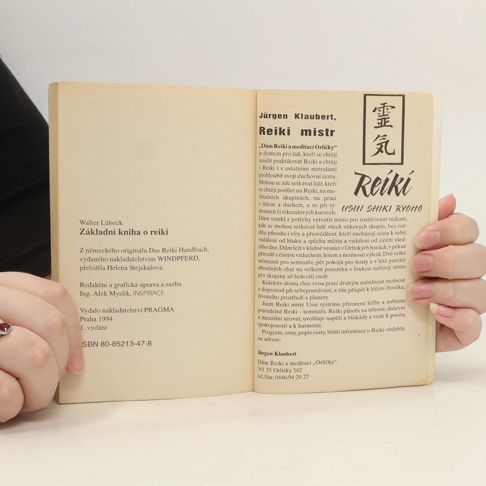 Walter Lübeck Základní kniha o Reiki