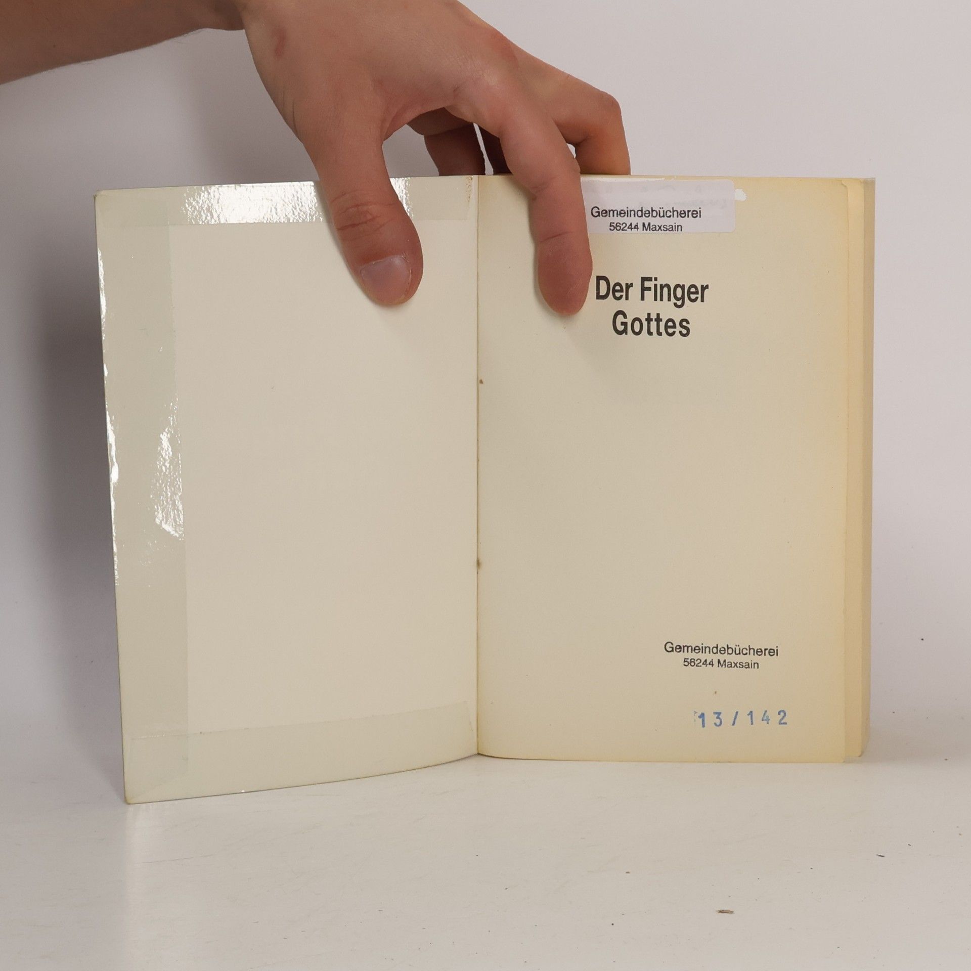 Andreas Franz Der Finger Gottes