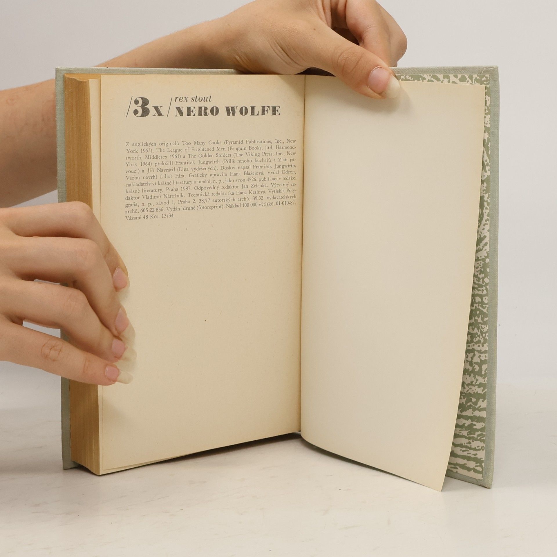 Rex Stout 3x Nero Wolfe