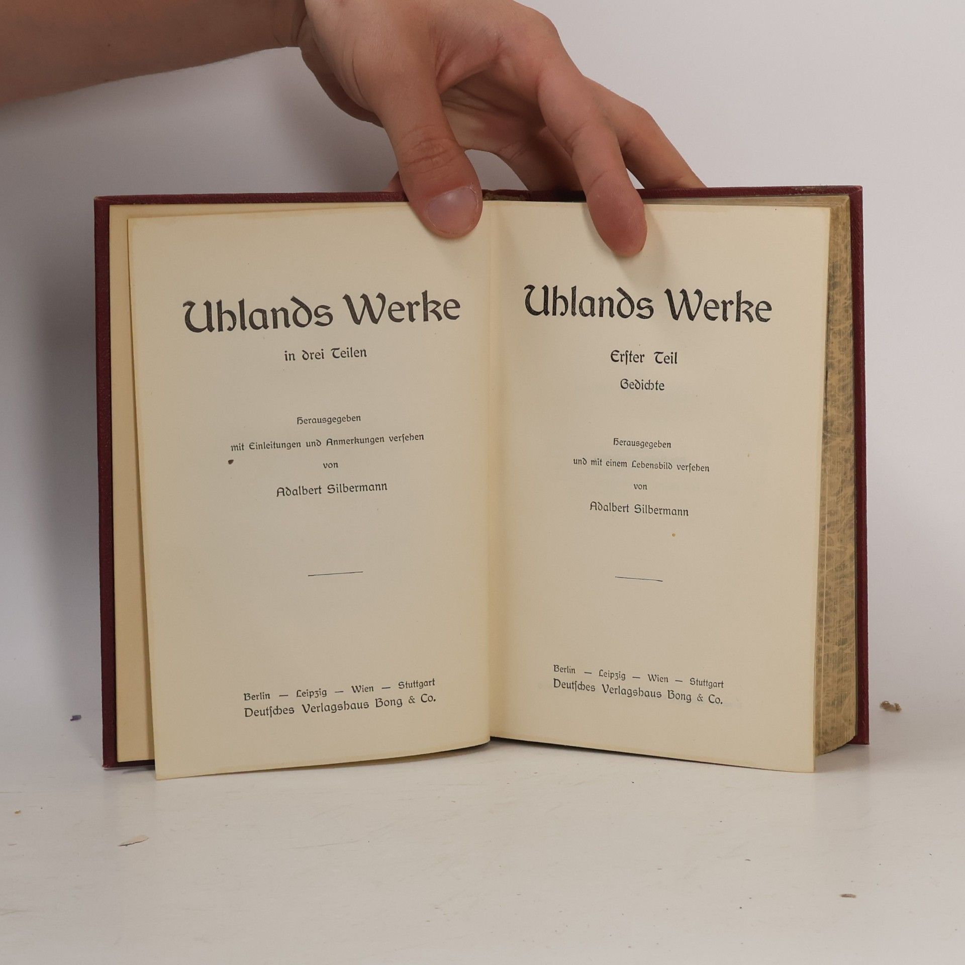 Ludwig Uhland Uhlands Werke