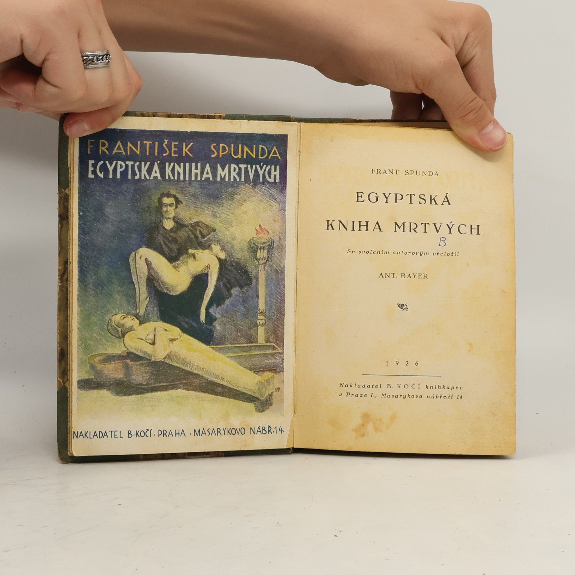 Franz Spunda Egyptská Kniha mrtvých