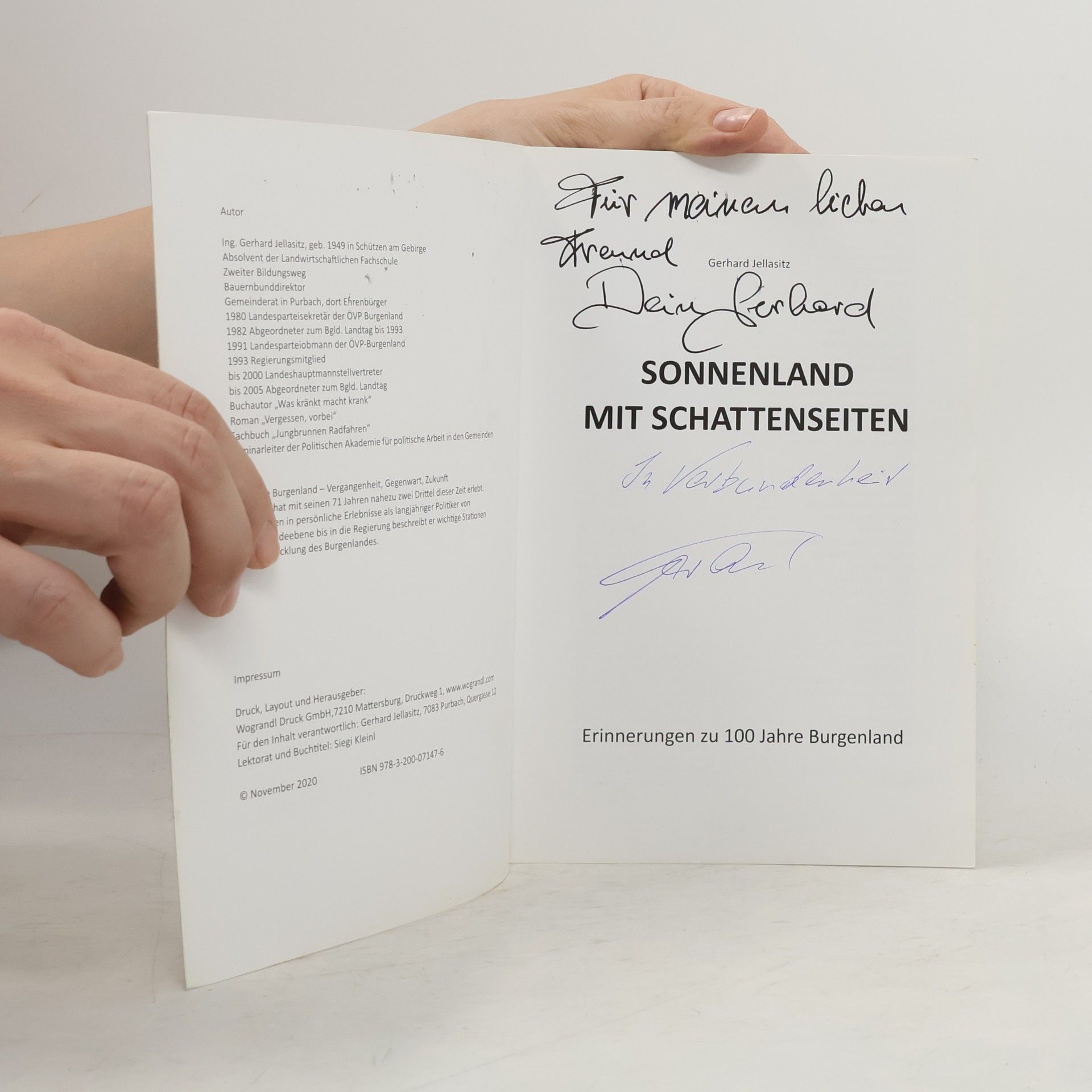 Gerhard Jellasitz Sonnenland mit Schattenseiten