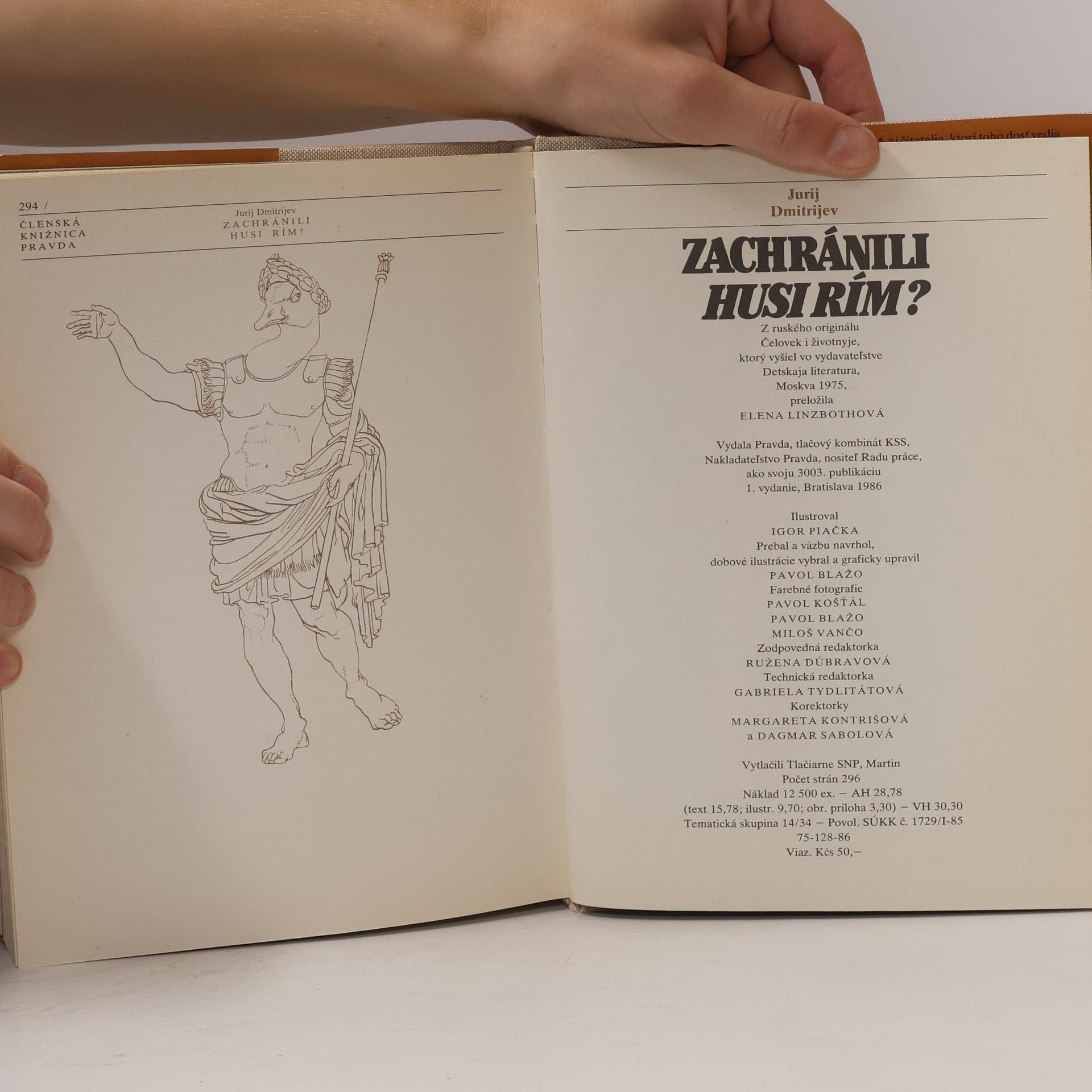 Jurij Dmitrijevič Dmitrijev Zachránili husi Rím?