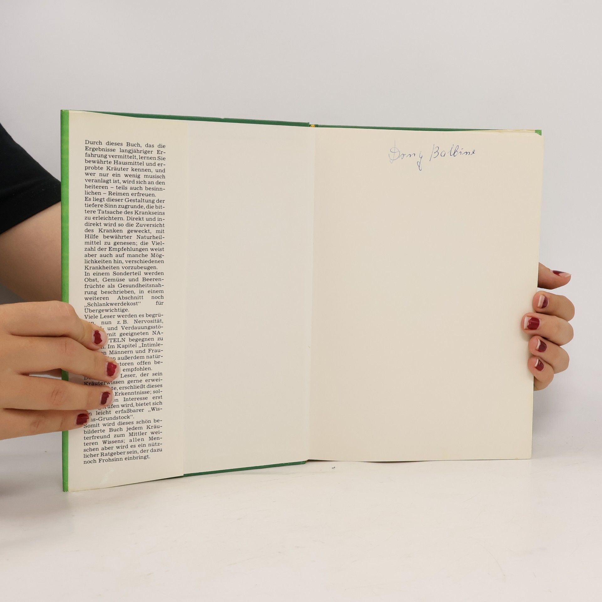 Ingrid K. Frank Besinnlich und heiter, bewährte Mittel und Kräuter