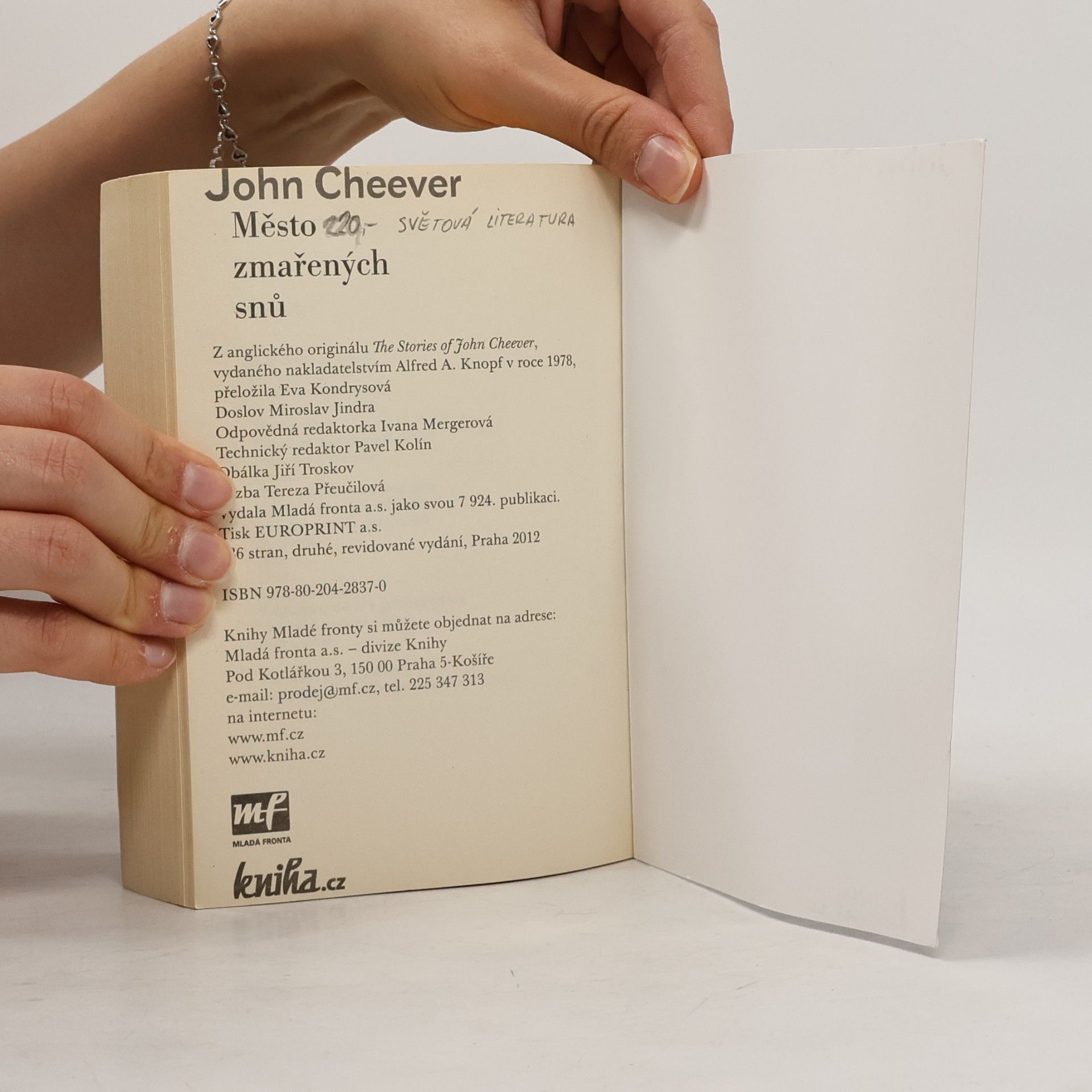 John Cheever Město zmařených snů
