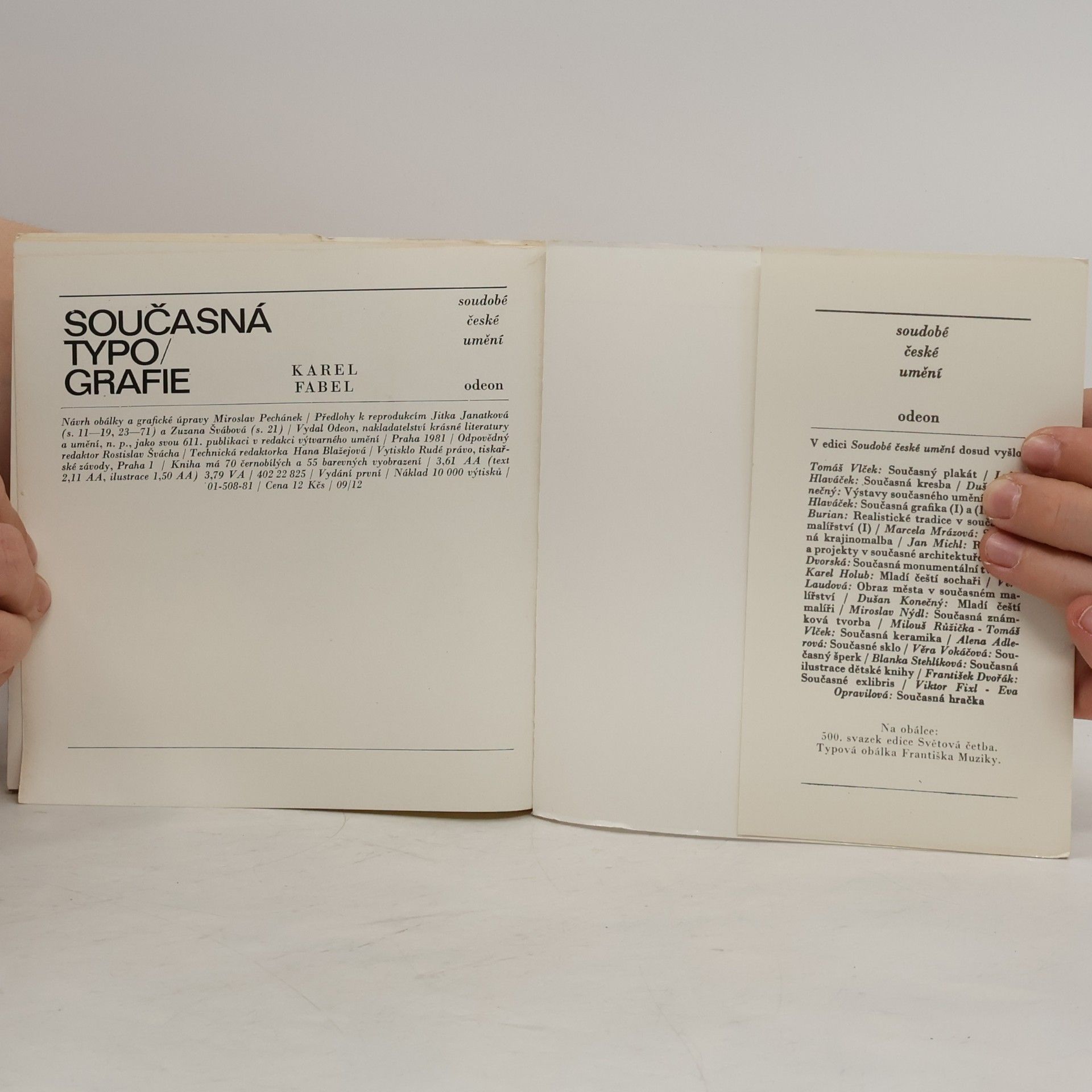 Karel Fabel Současná typografie