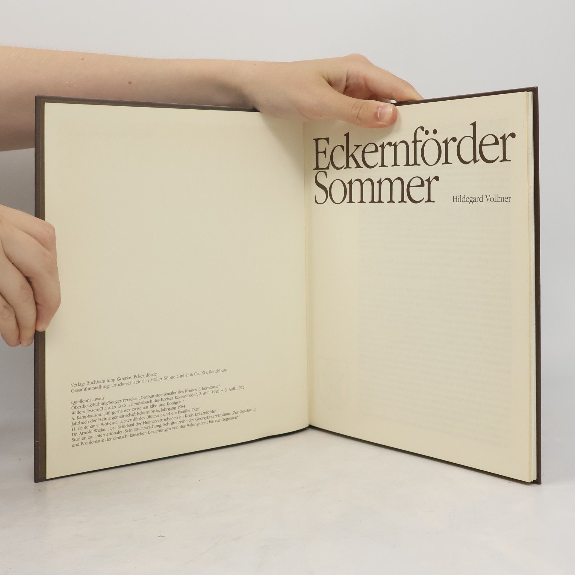 Hildegard Vollmer Eckernförder Sommer