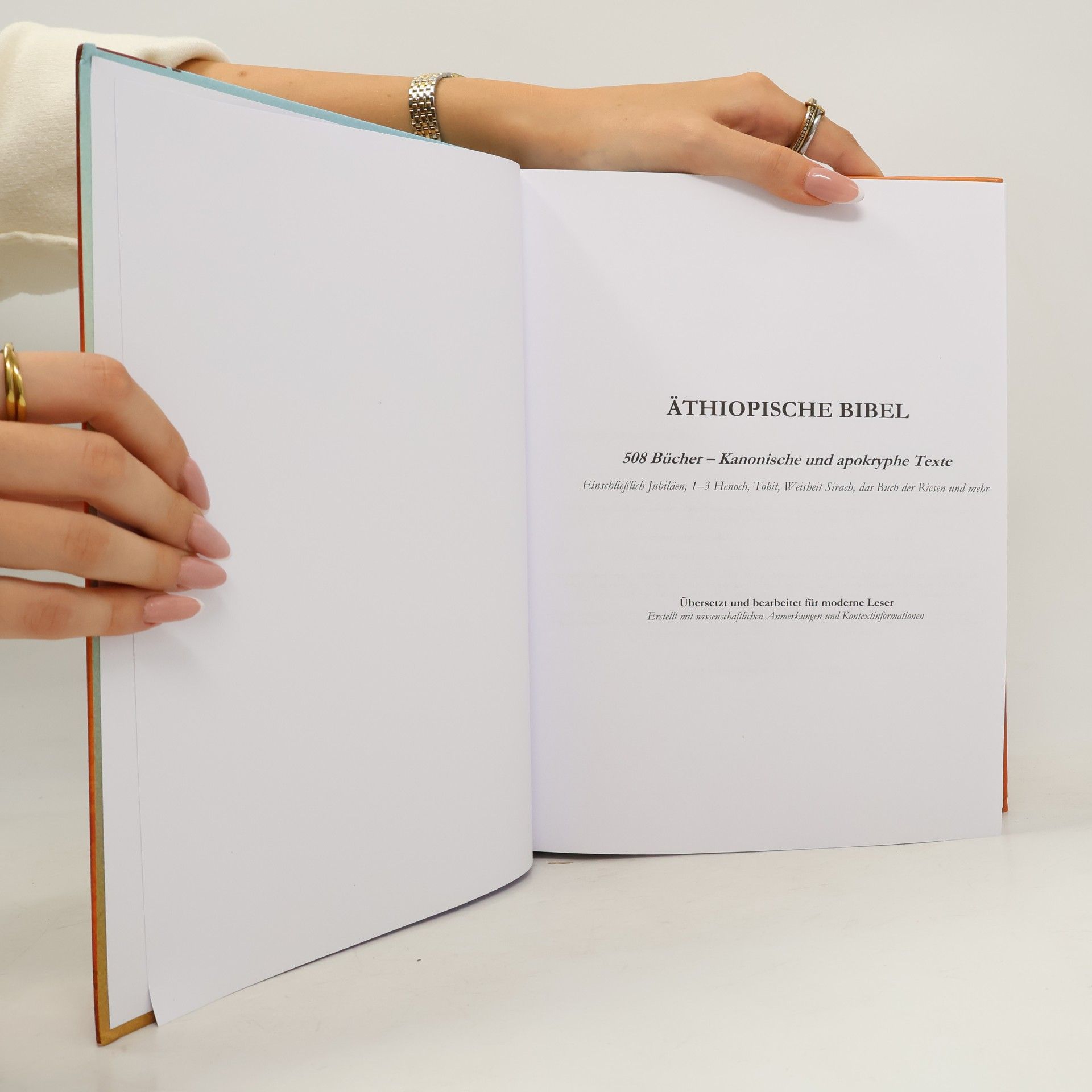 Anonymous Äthiopische Bibel in Deutsch (508 Bücher): Der vollständige 88-teilige orthodoxe Kanon mit 420 erweiterter Bibliothek, einschließlich Henoch, Jubiläen, Esra und mehr