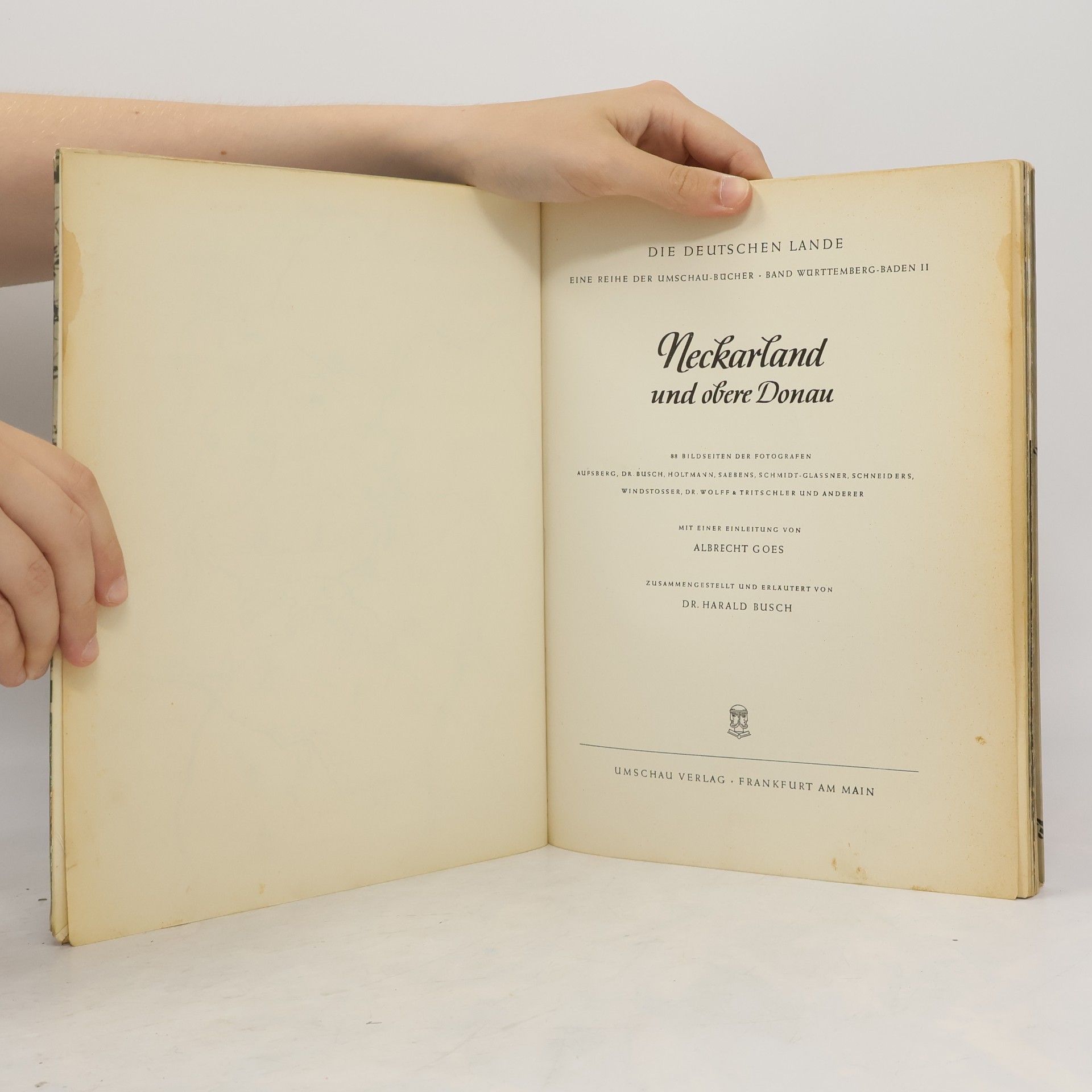 Autorenkollektiv Neckarland und obere Donau. Württemberg-Baden II.