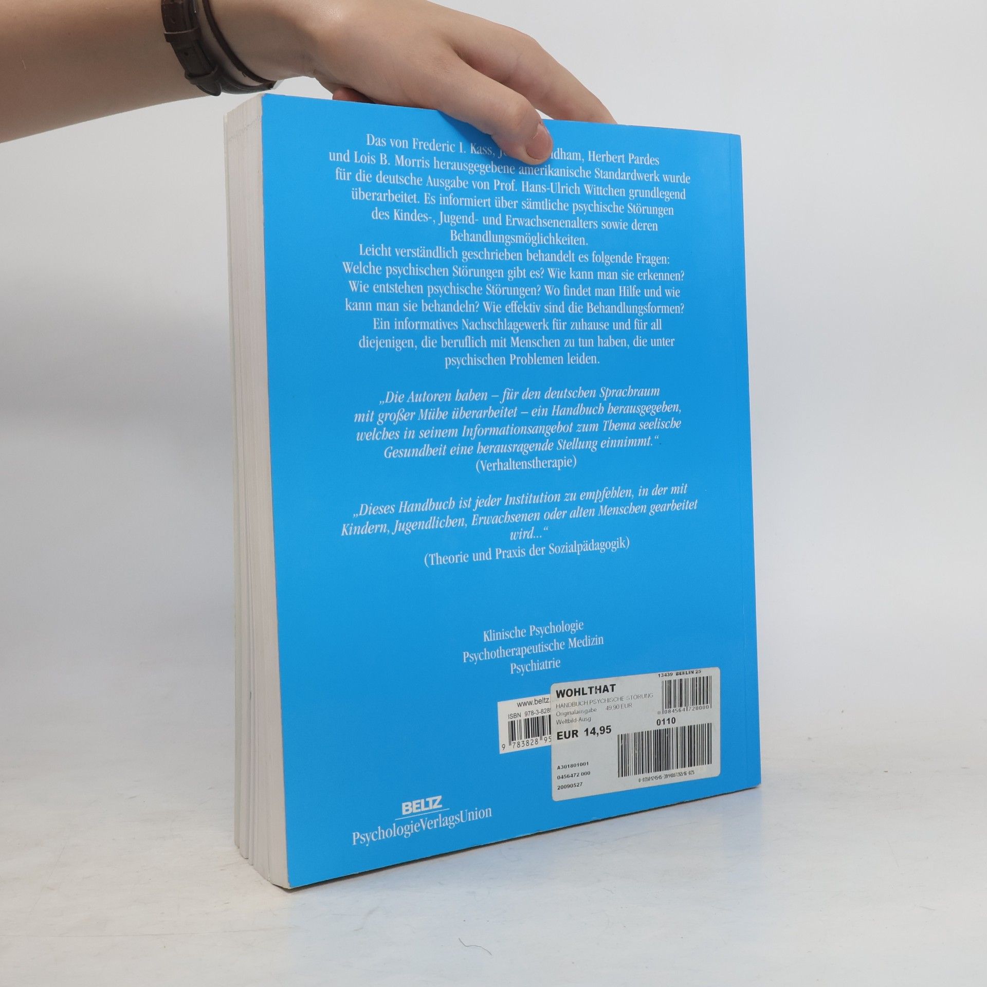 Hans-Ulrich Wittchen Handbuch Psychischer Störungen