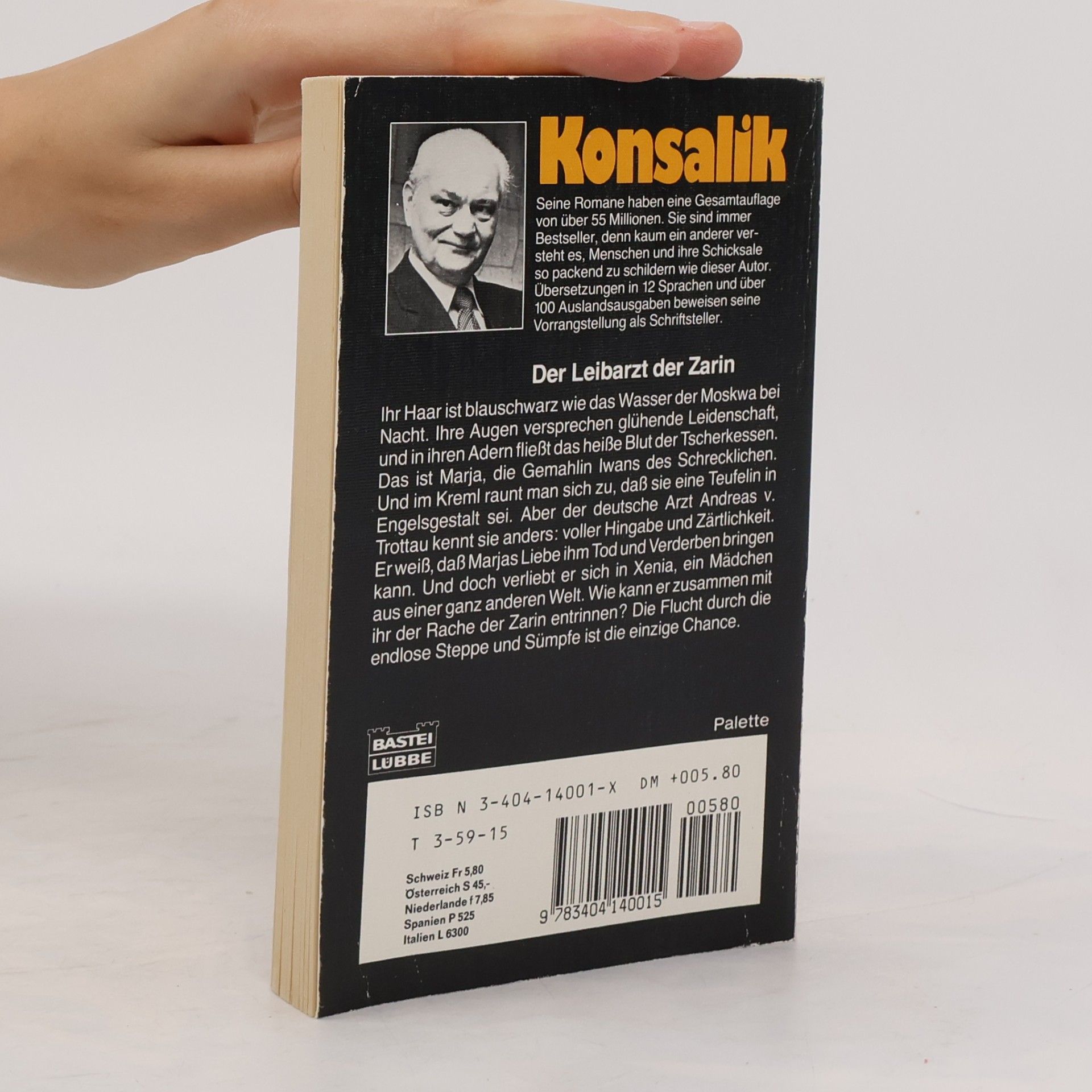 Heinz Günther Konsalik Der Leibarzt der Zarin