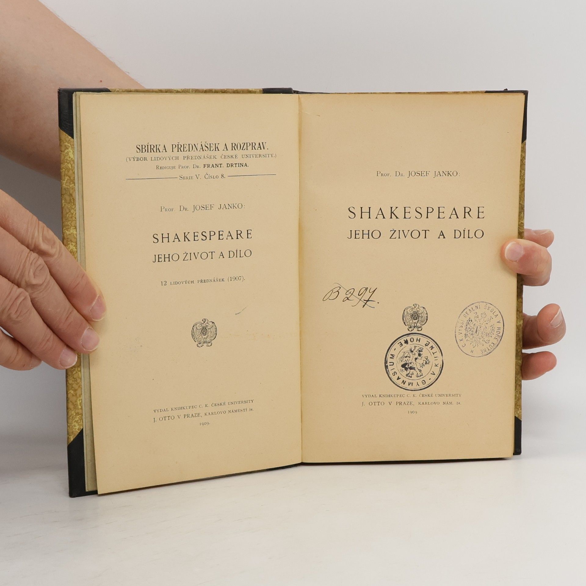 Josef Janko Shakespeare. Jeho život a dílo