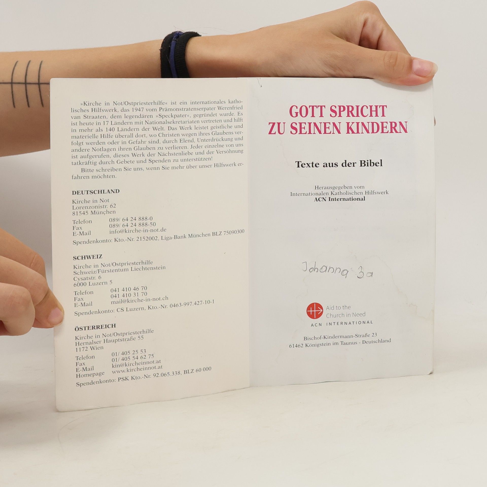 Kolektiv autorů Gott spricht zu seinen Kindern. Texte aus der Bibel