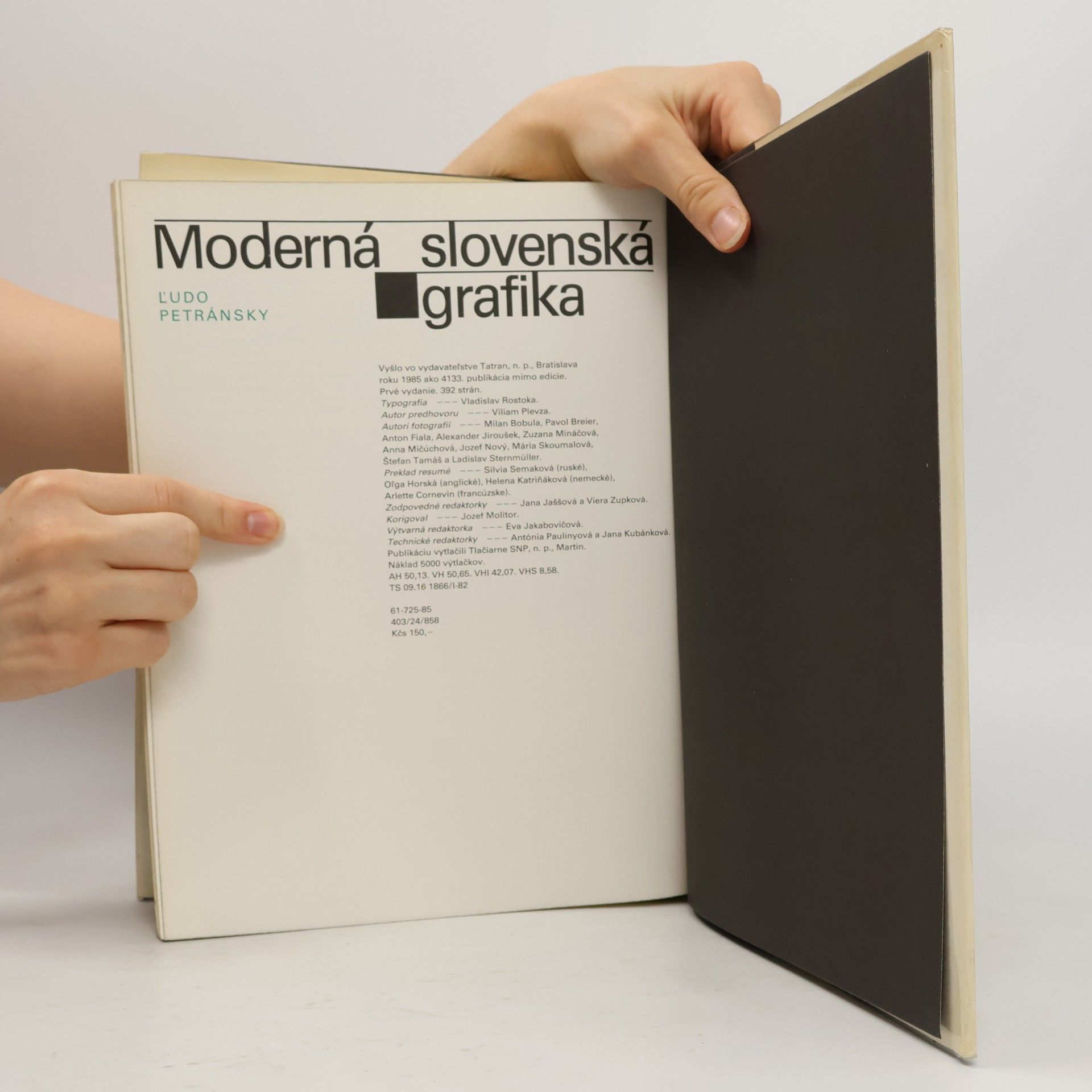 L. Petránsky Moderná slovenská grafika 1918-1983