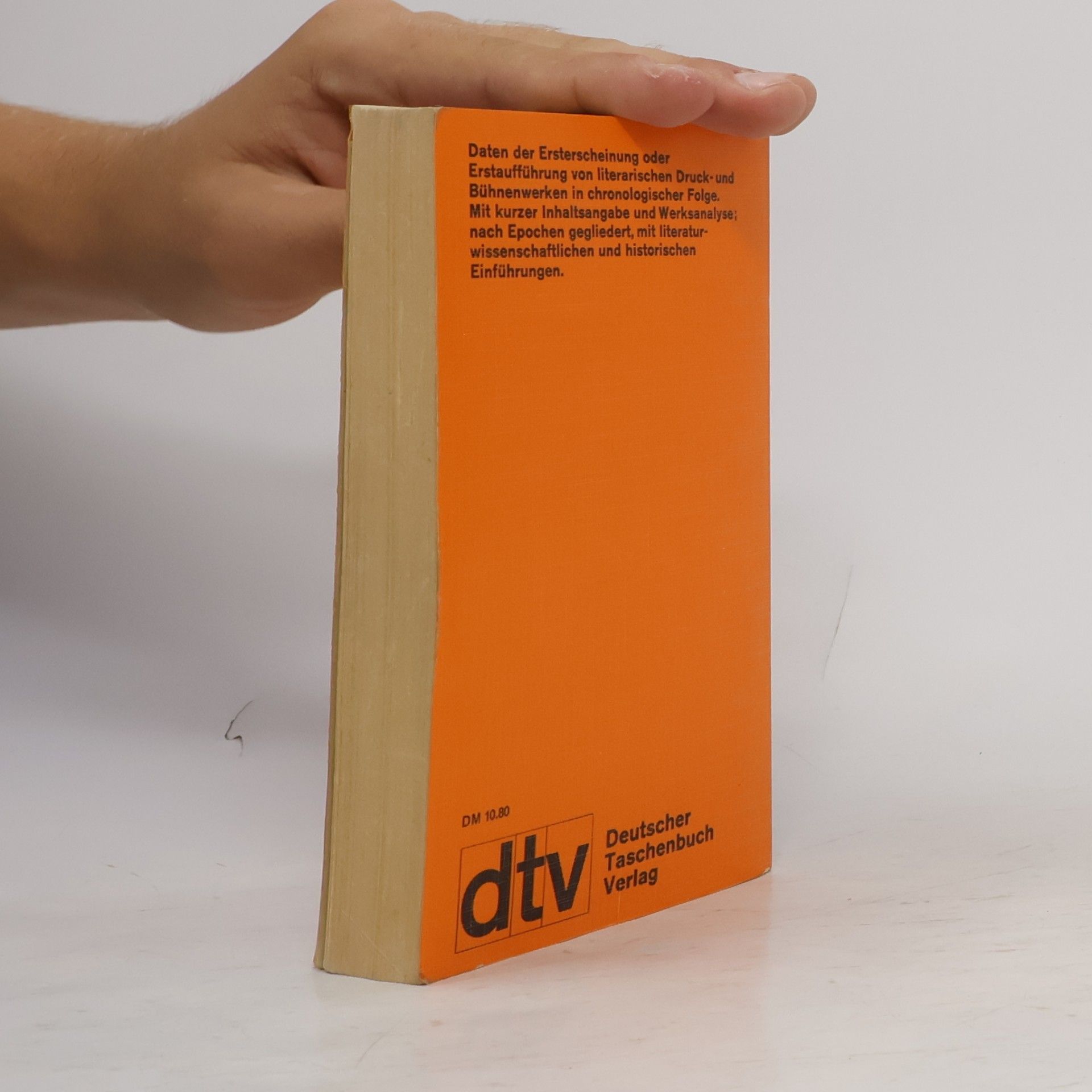 Herbert A. Frenzel Daten deutscher Dichtung. : chronologischer Abriß der deutschen Literaturgeschichte. Band 1, Von den Anfängen bis zum Jungen Deutschland