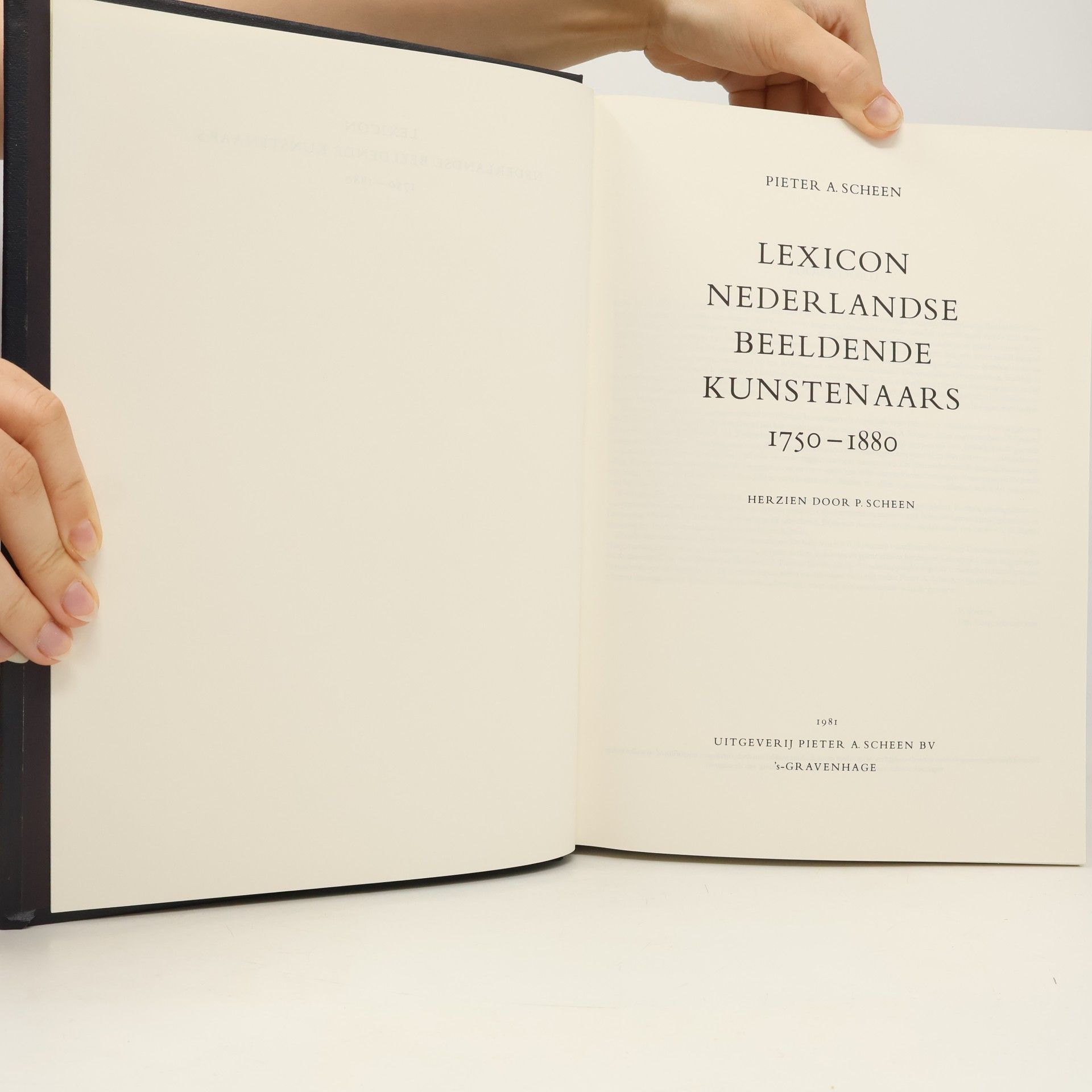 Pieter A. Scheen Lexicon Nederlandse beeldende kunstenaars 1750-1880