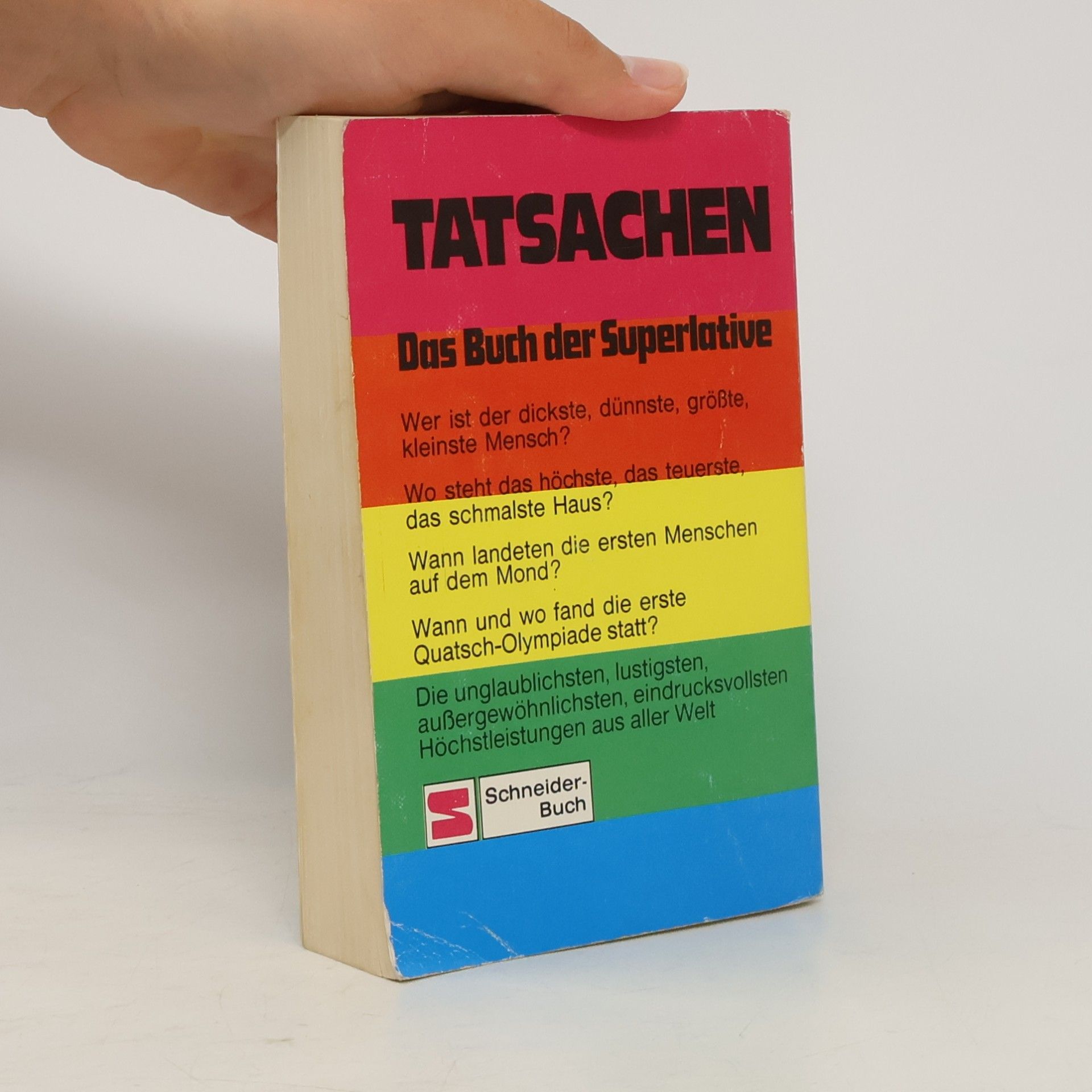 Autorenkollektiv Tatsachen: Schneiderbuch der Rekorde