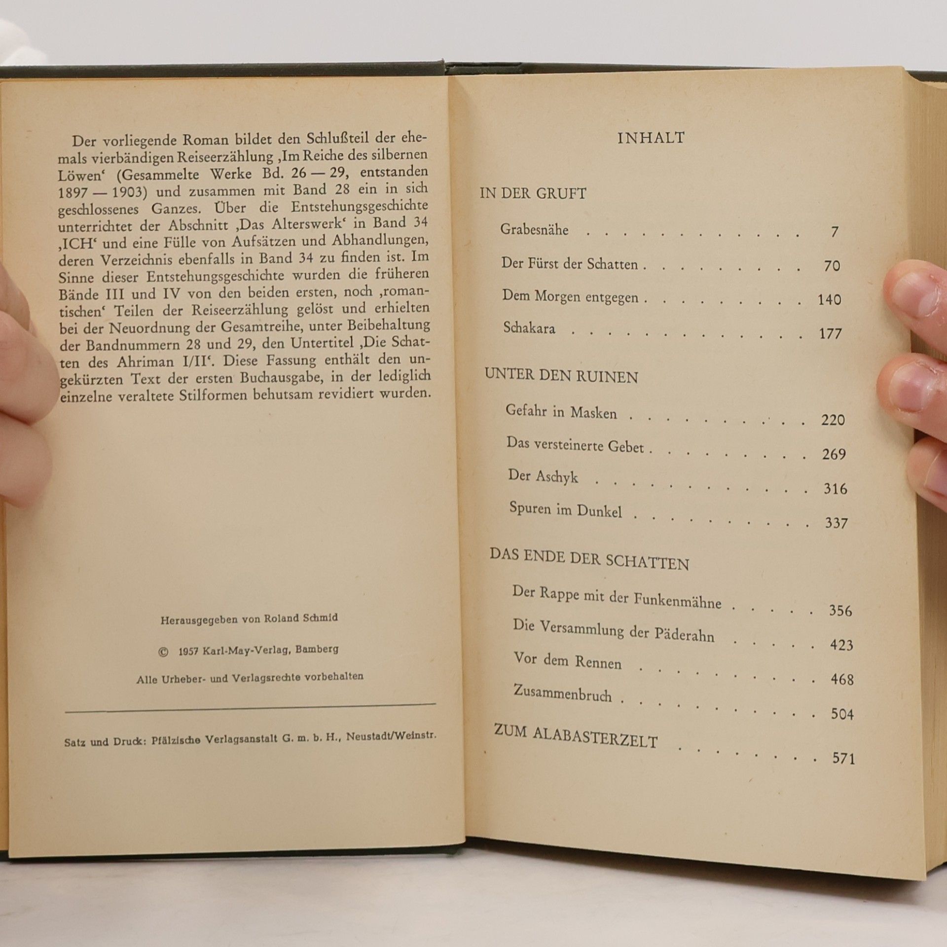 Karl May Das versteinerte Gebet