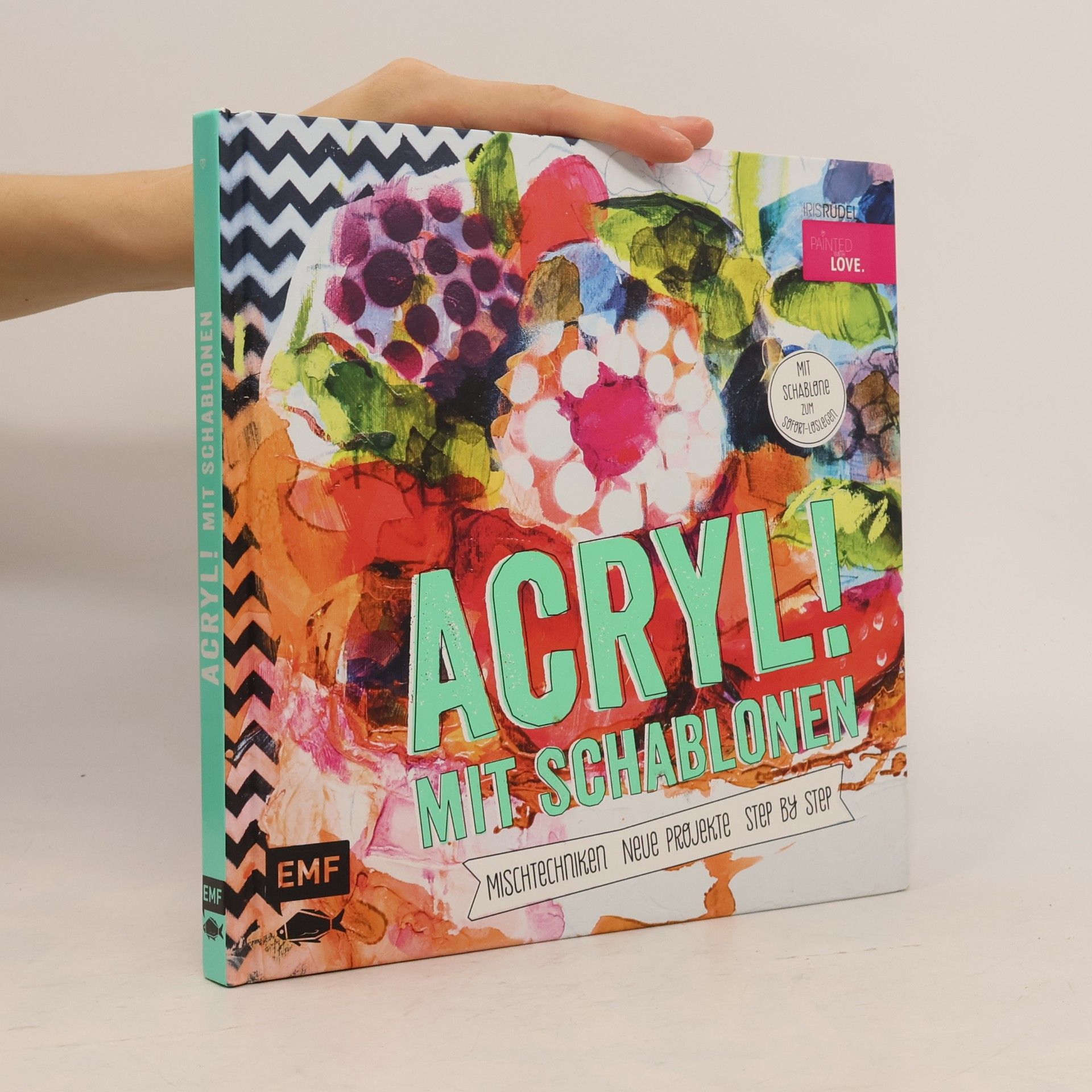 Acryl! mit Schablonen