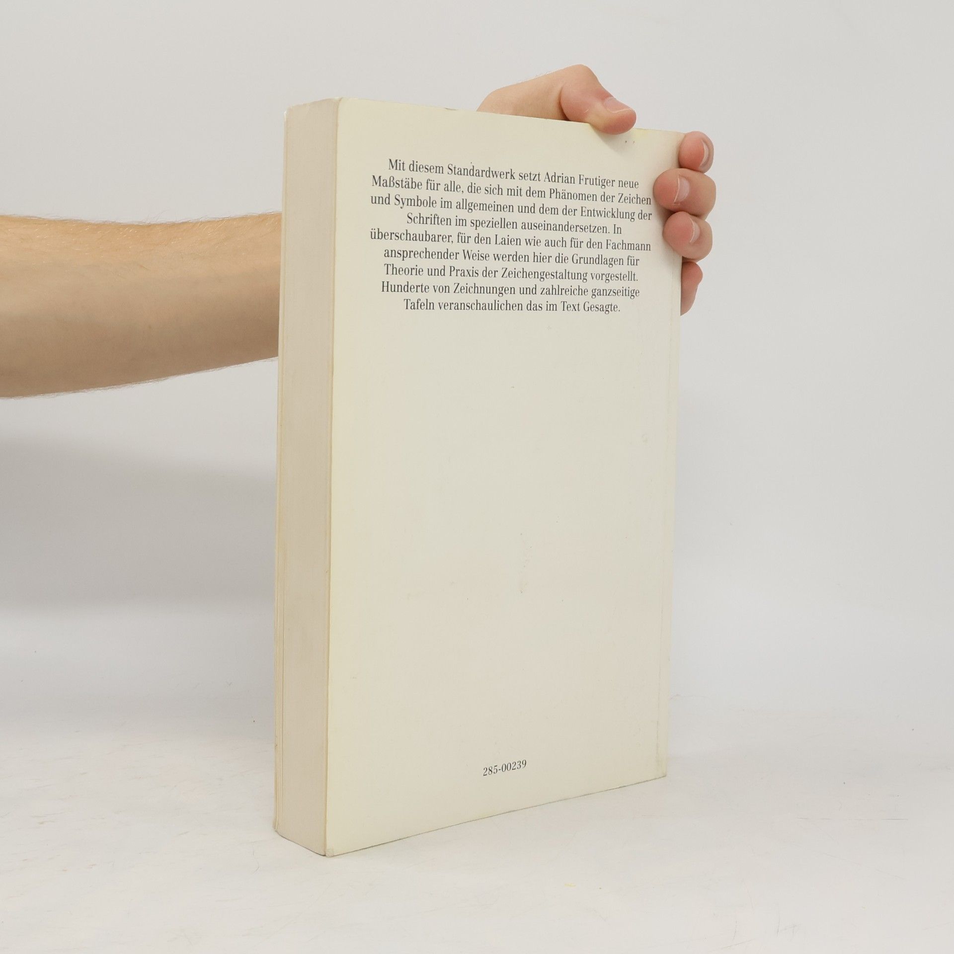 Adrian Frutiger Der Mensch und seine Zeichen