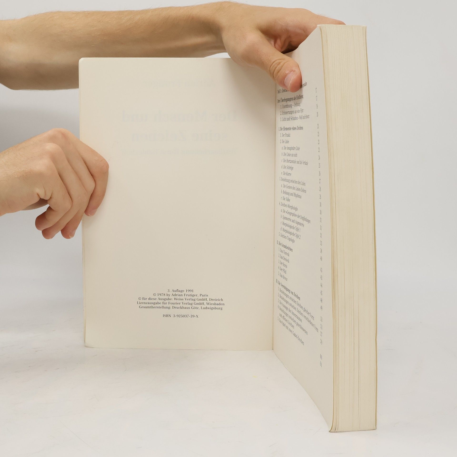 Adrian Frutiger Der Mensch und seine Zeichen
