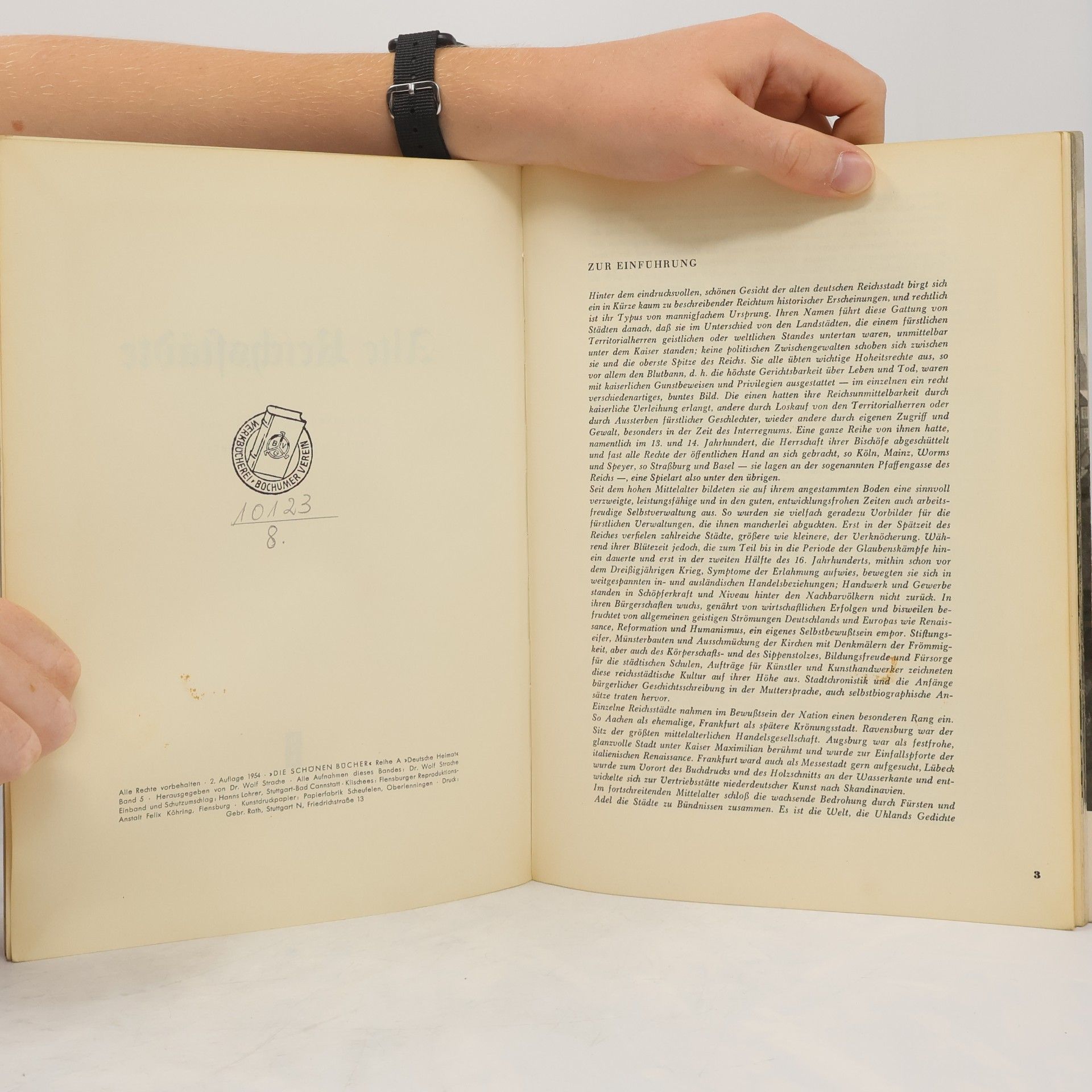Autorenkollektiv Die Schönen Bücher 8. Alte Reichsstadte