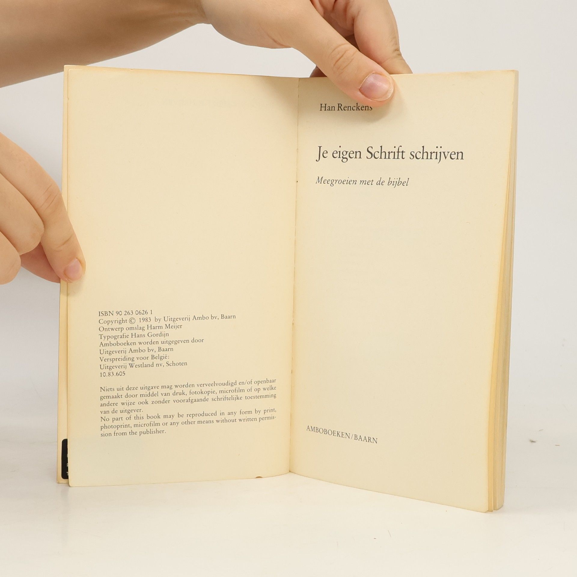 Han Renckens Je eigen Schrift schrijven