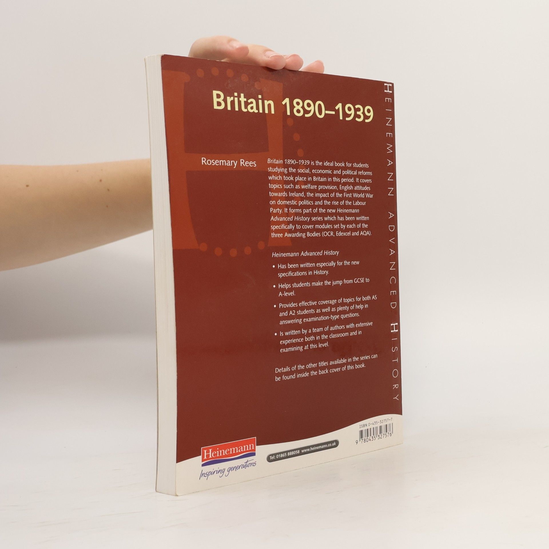 Rosemary Rees Heinemann Advanced History: Britain 1890-1939