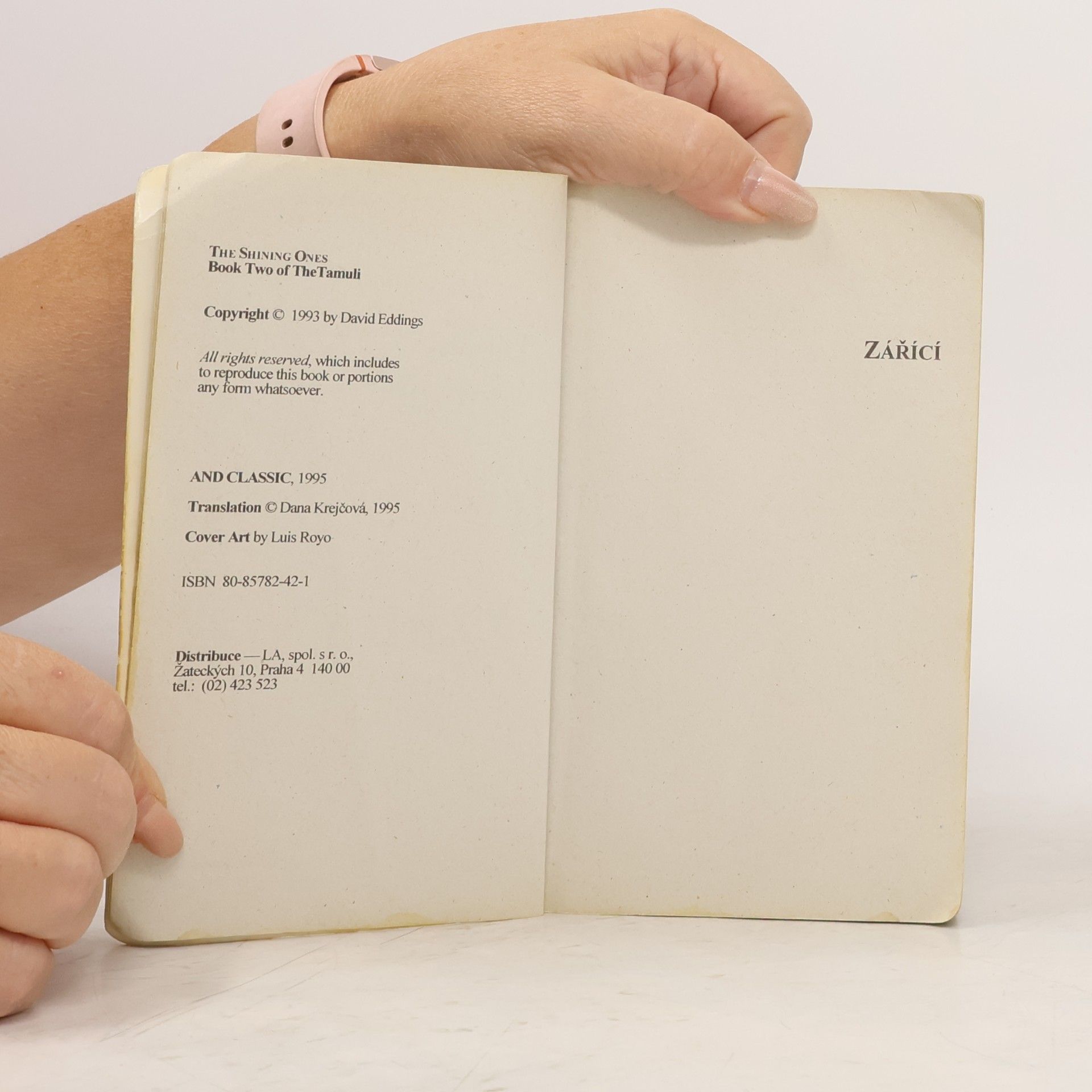 David Eddings Zářící. Druhá kniha Tamuli