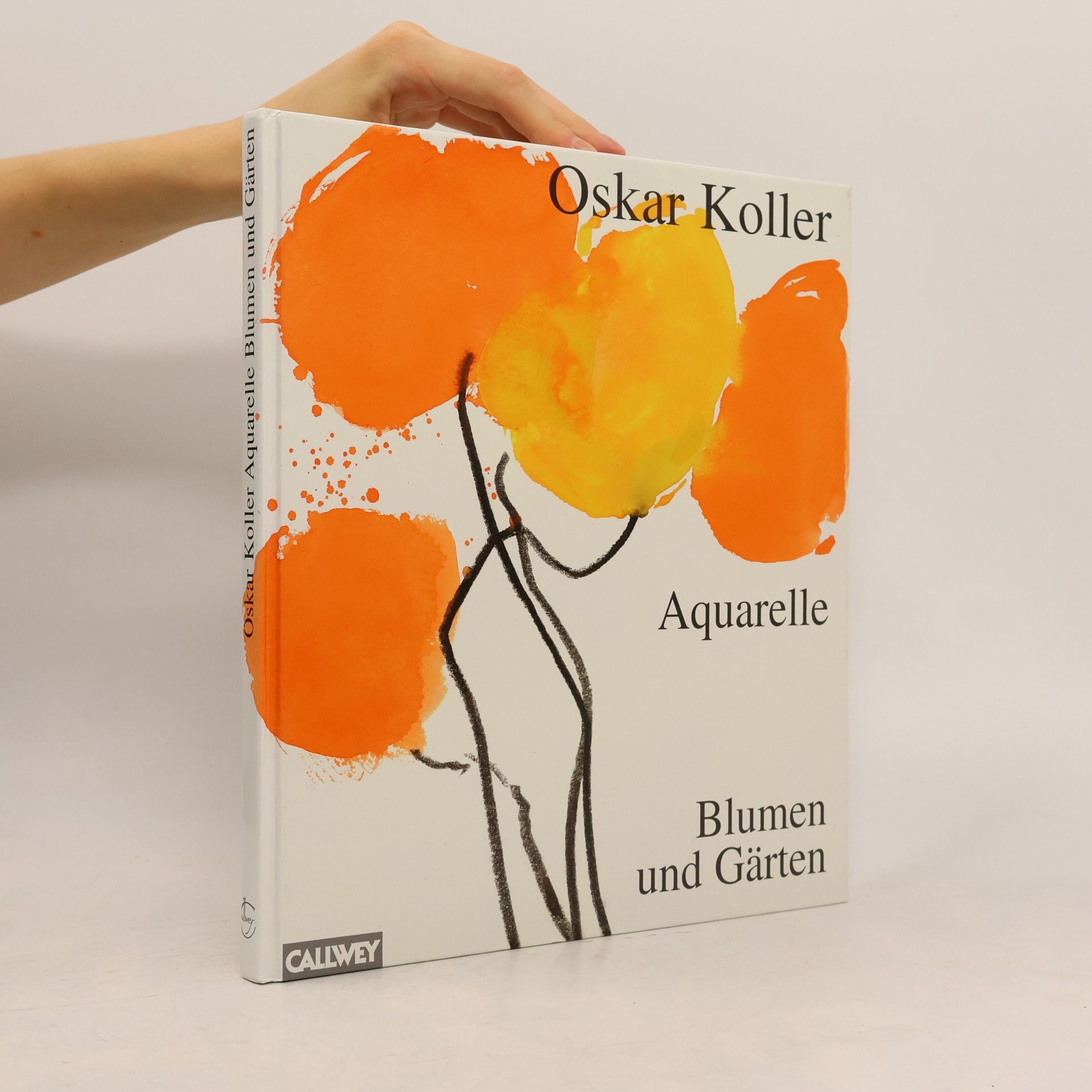 Oskar Koller Aquarelle - Blumen und Gärten
