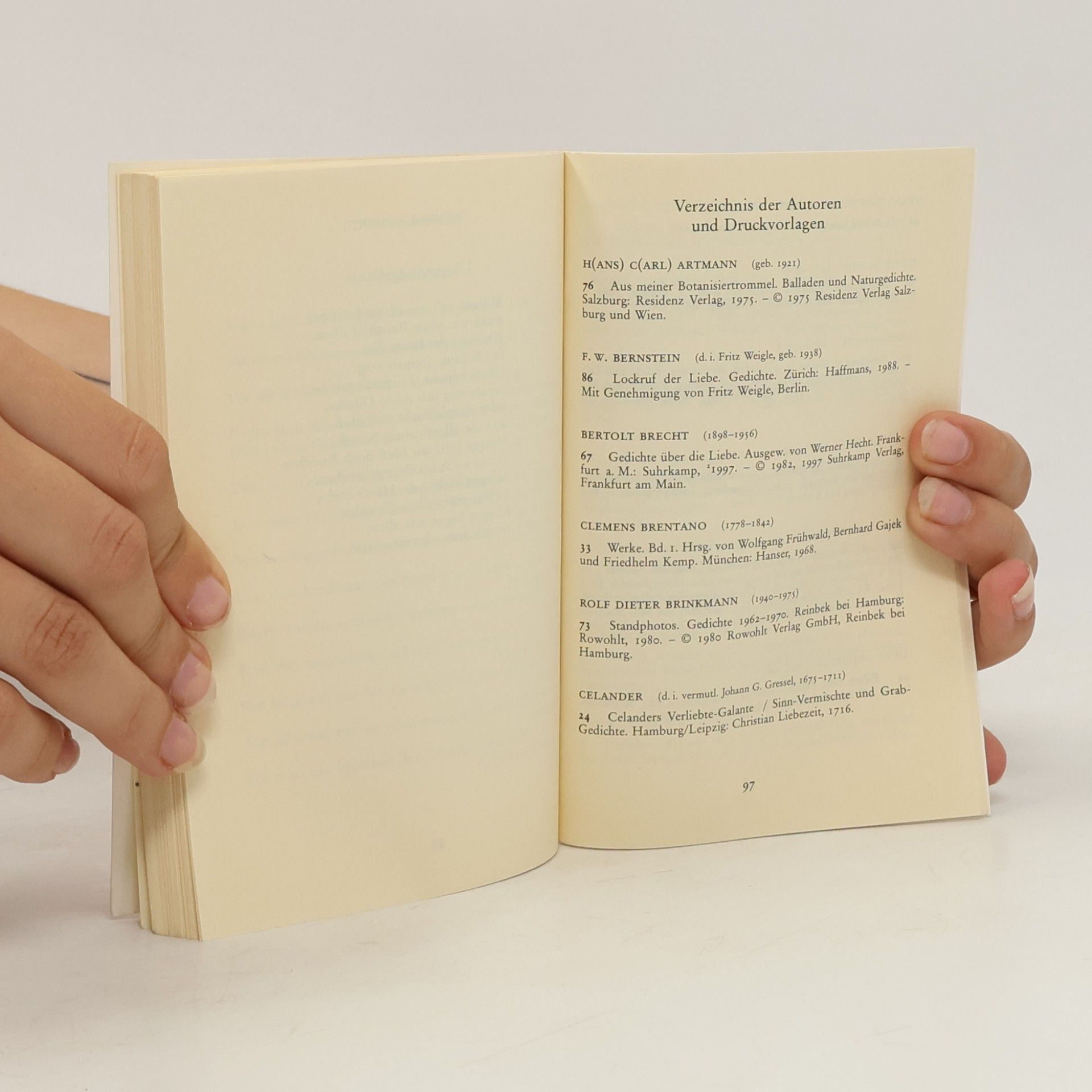 Harry Fröhlich Reclams Universal-Bibliothek: Fünfzig erotische Gedichte
