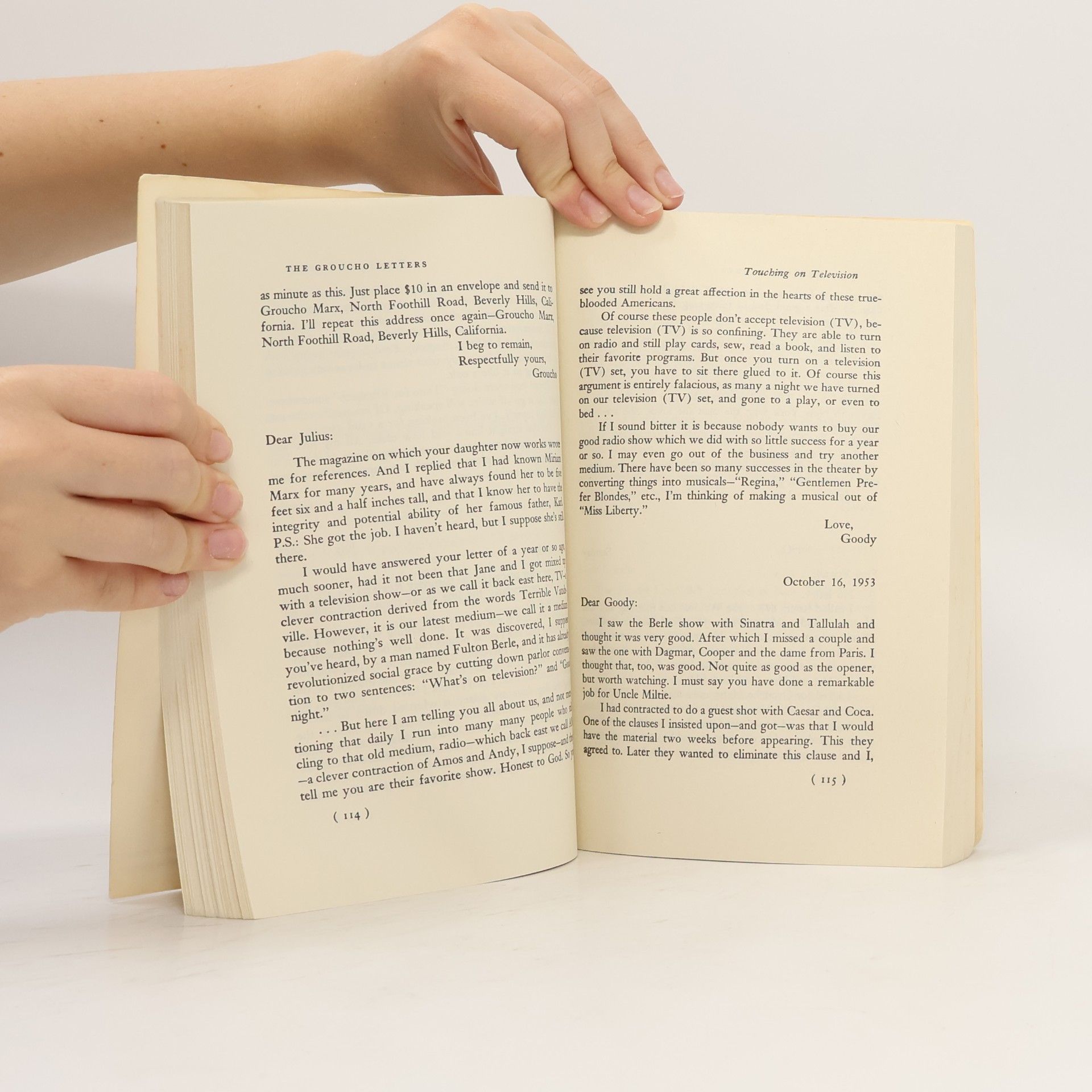 Groucho Marx Groucho Letters