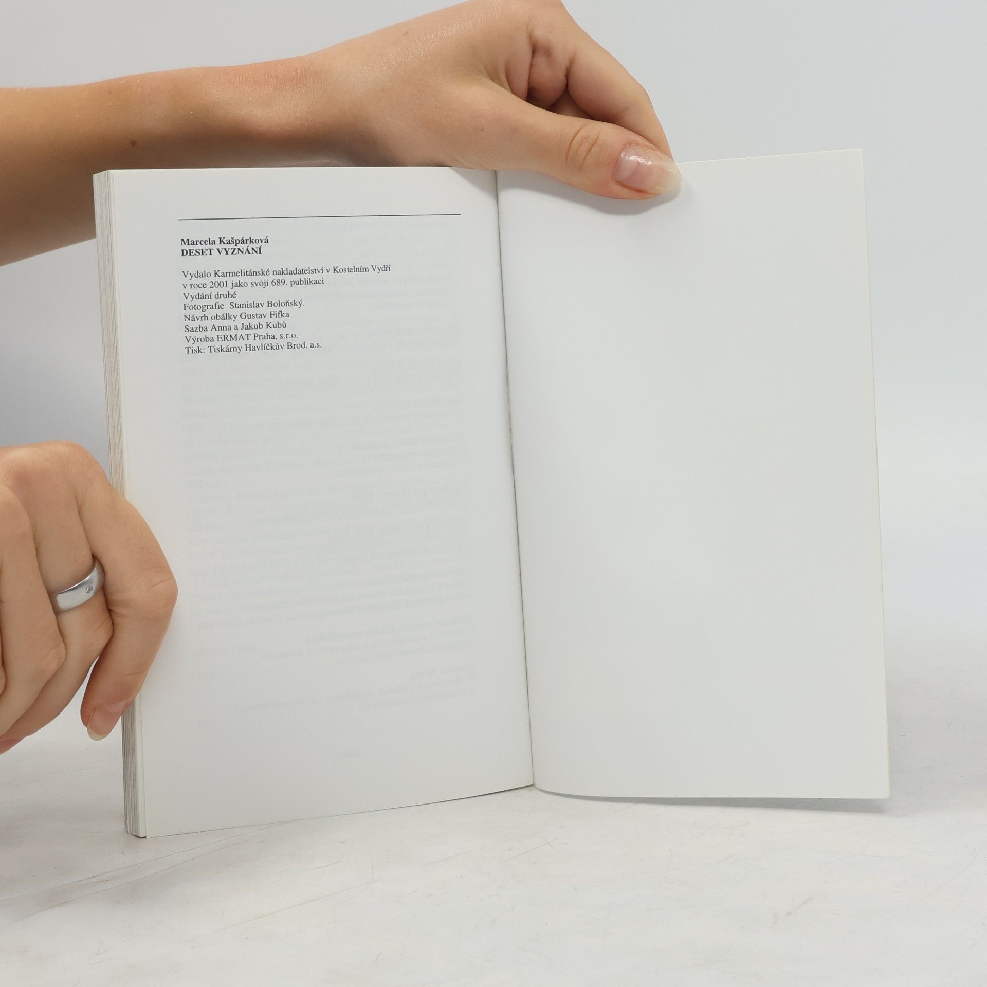 Marcela Kašpárková Deset vyznání