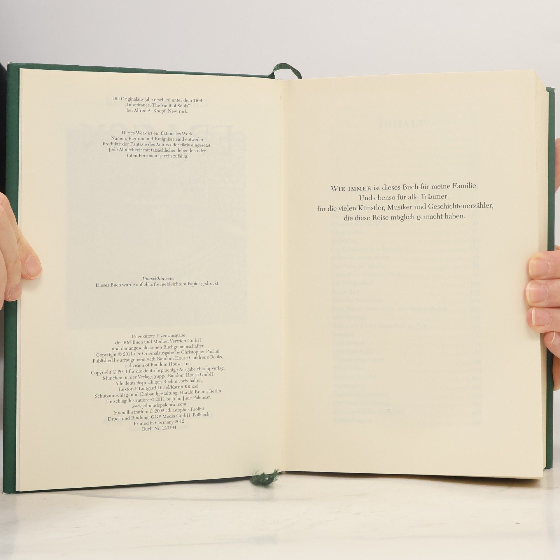 Christopher Paolini Eragon. Das Erde der Macht