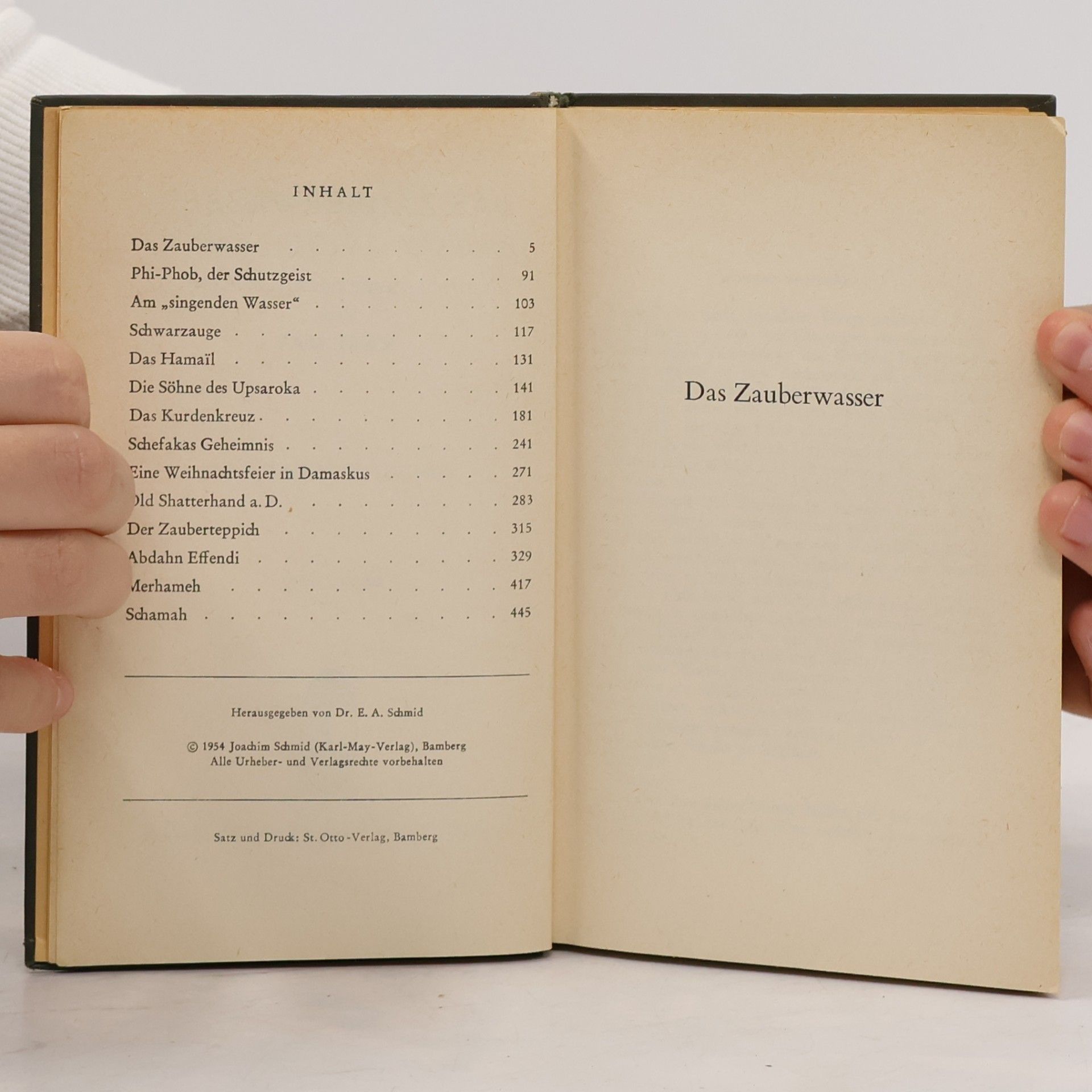 Karl May Das Zauberwasser
