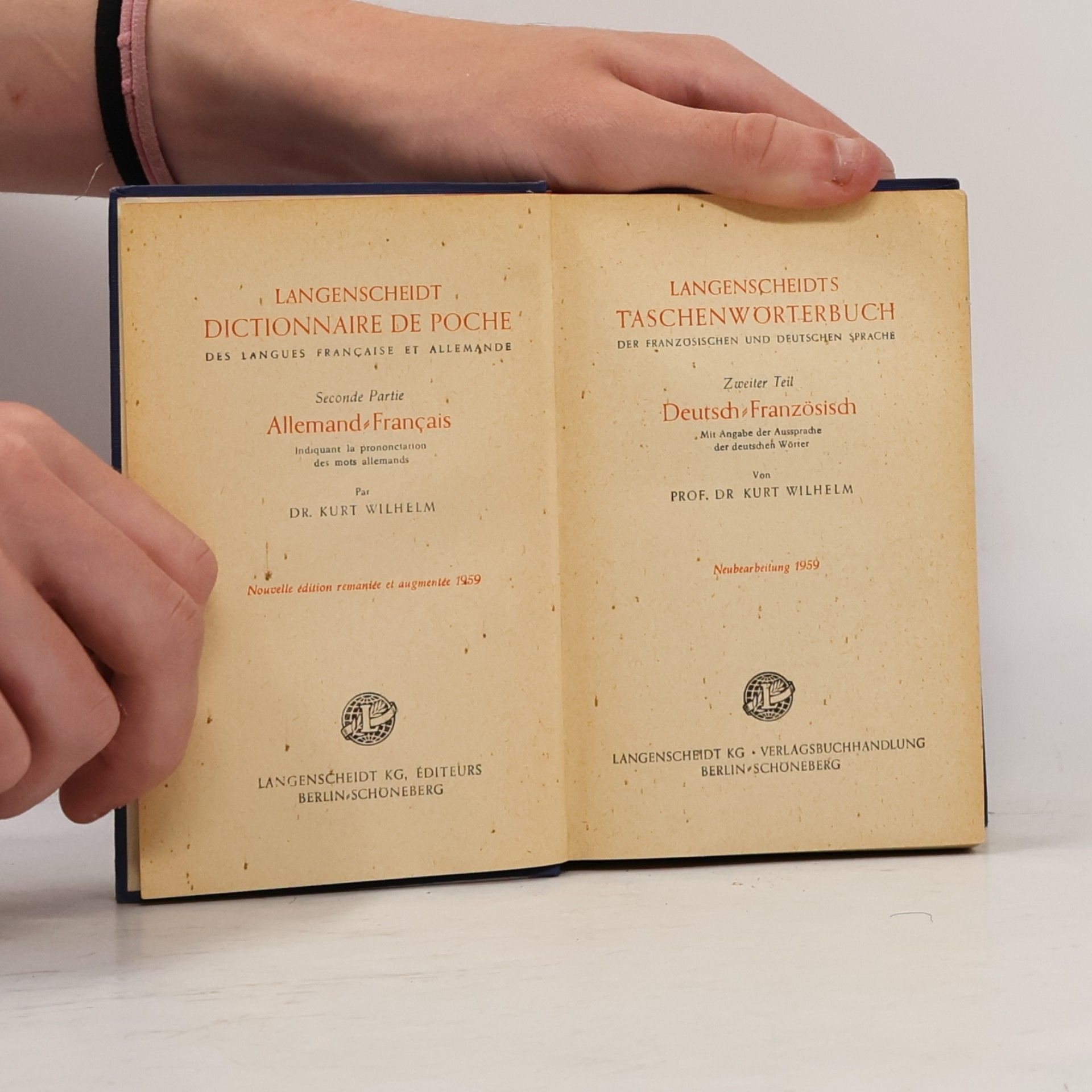 Kurt Wilhelm Langenscheidts Taschenwörterbuch