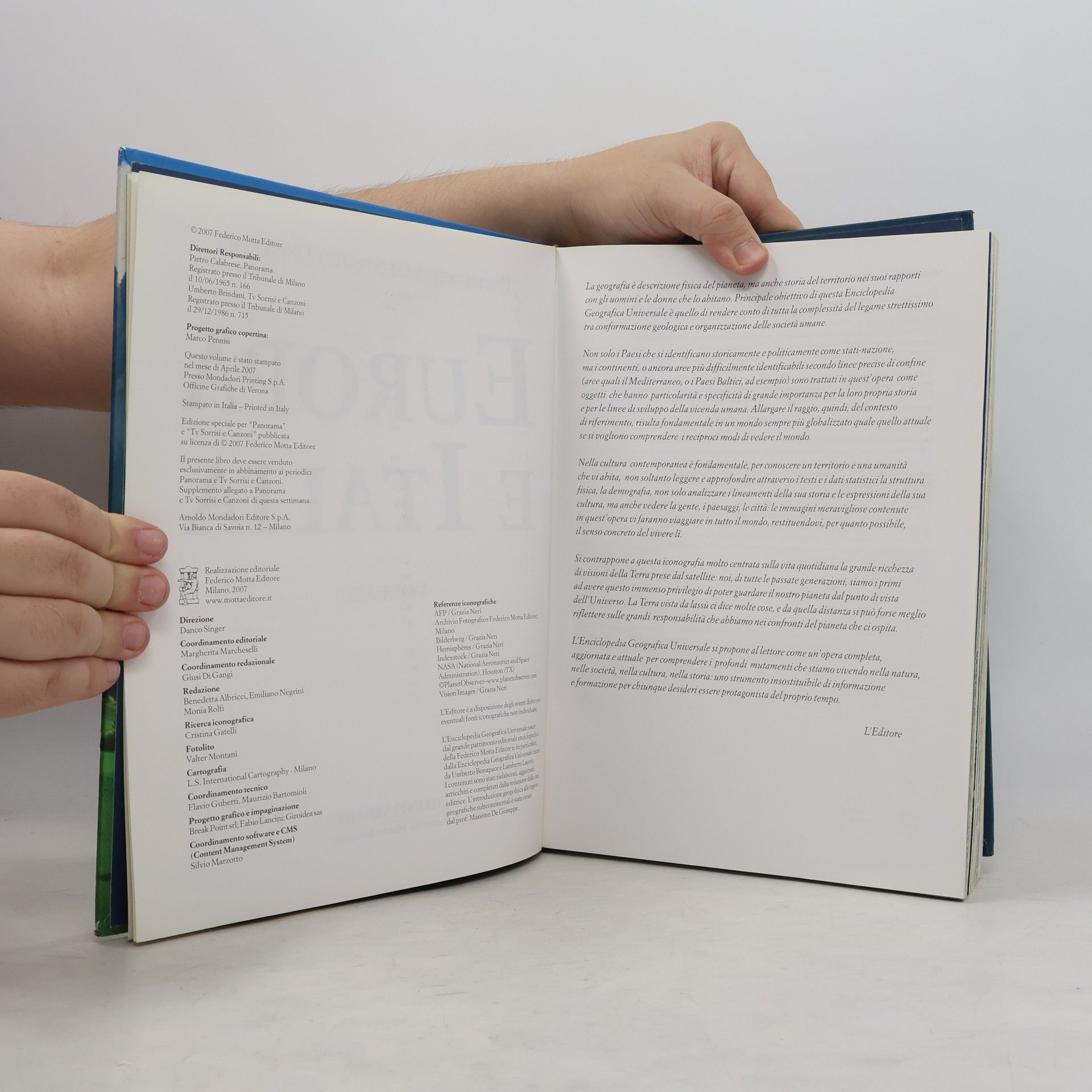 Autores varios Enciclopedia Geografica Universale 1. Europa e Italia