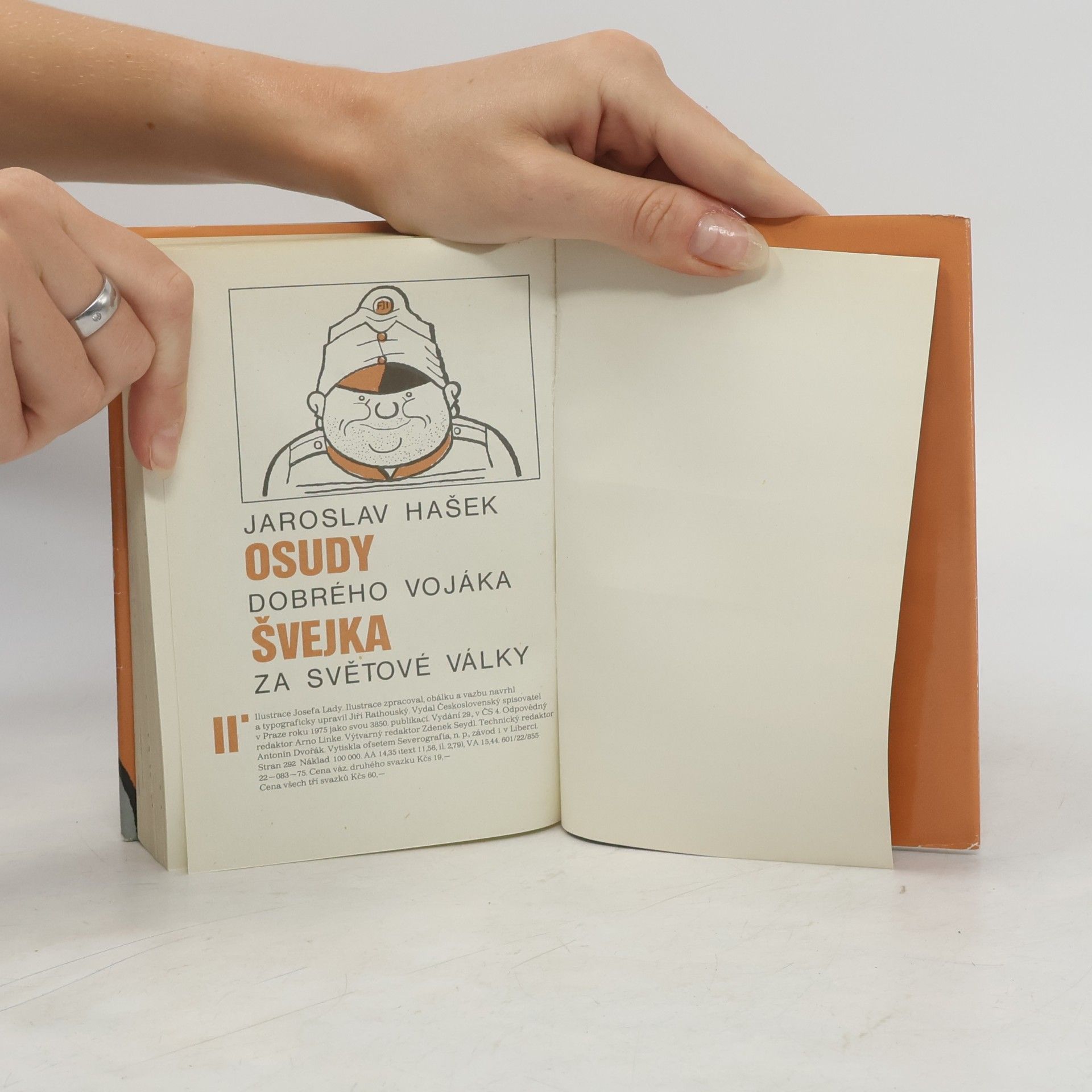 Jaroslav Hašek Osudy dobrého vojáka Švejka za světové války II.