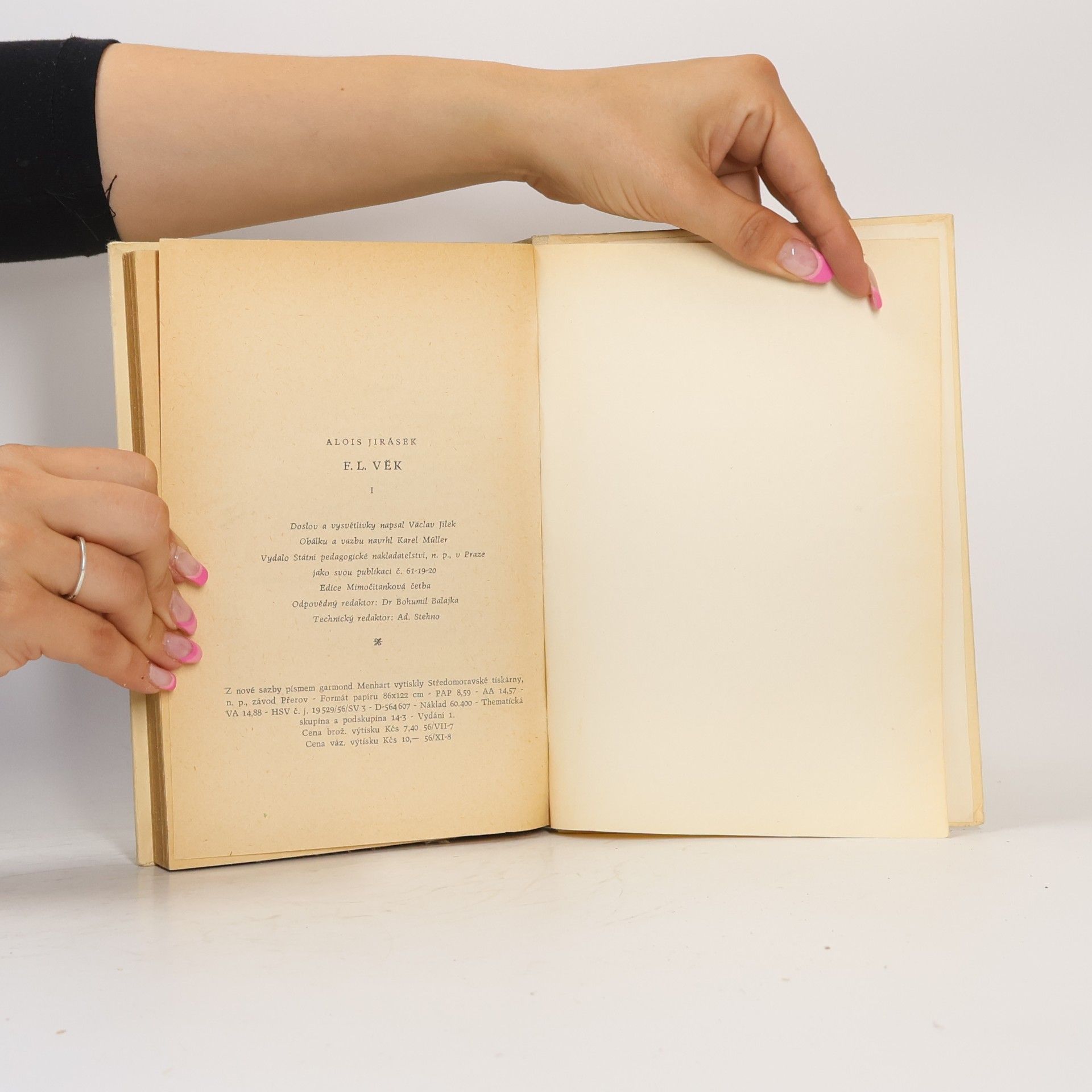 Alois Jirásek F. L. Věk I.