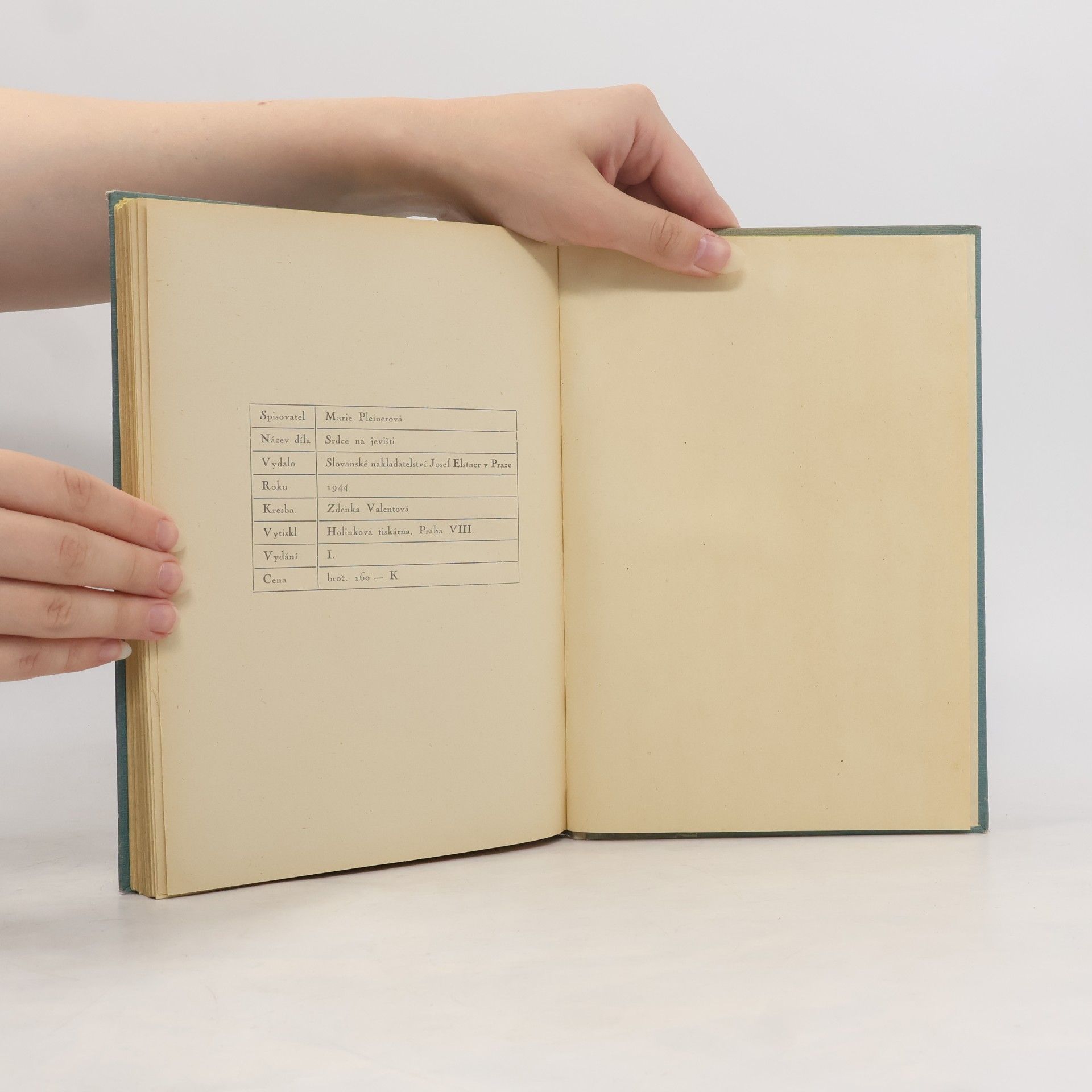 Marie Pleinerová Srdce na jevišti