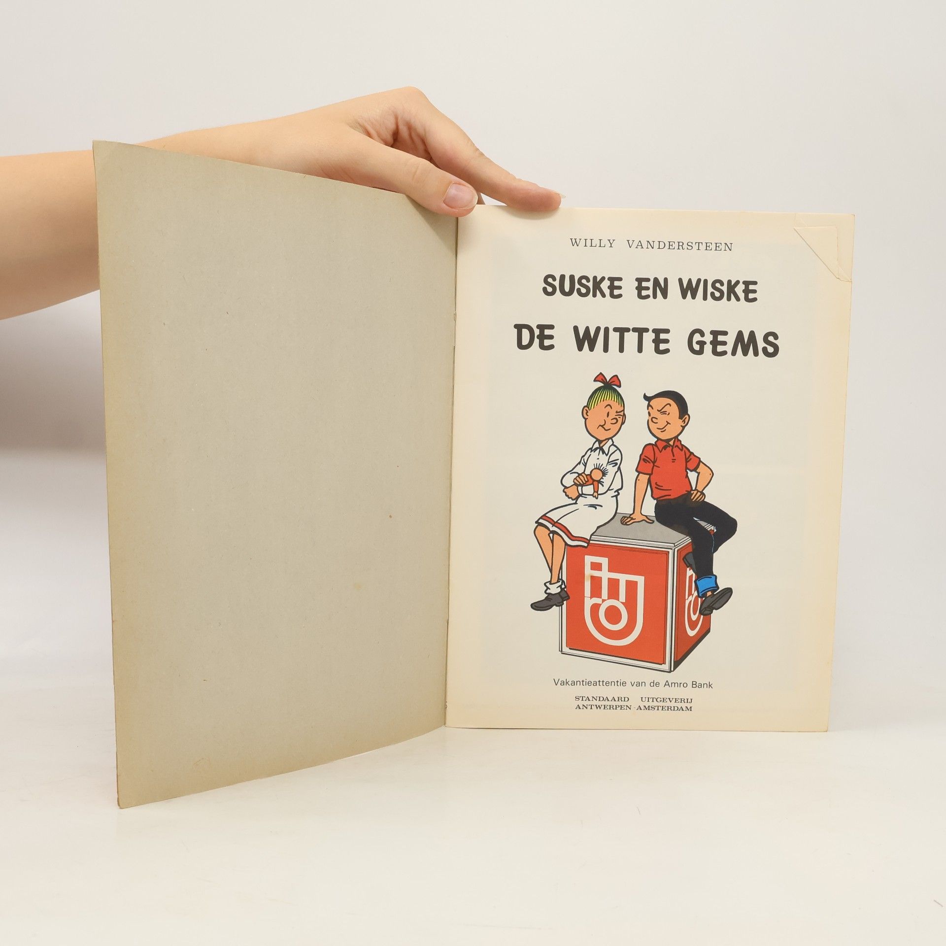 Willy Vandesteen Suske en Wiske. De witte gems