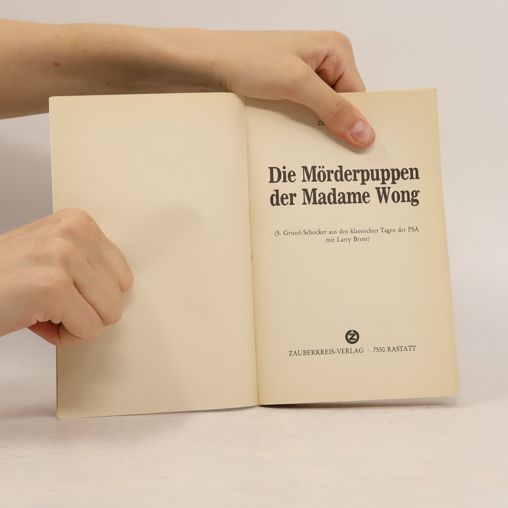 Dan Shocker Die Mörderpuppen der Madame Wong