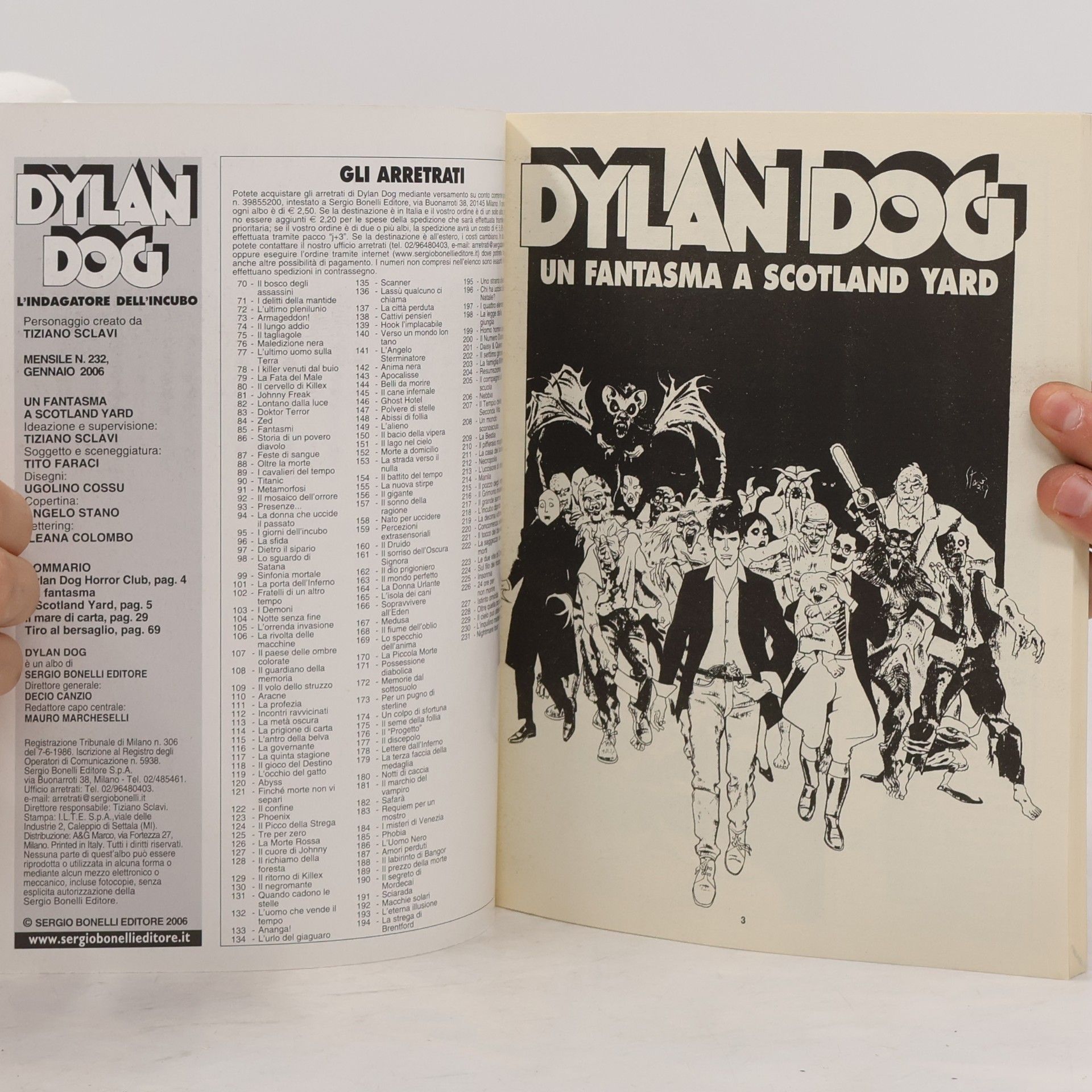 Autores varios Dylan Dog 232. Un fantasma a Scotland Yard