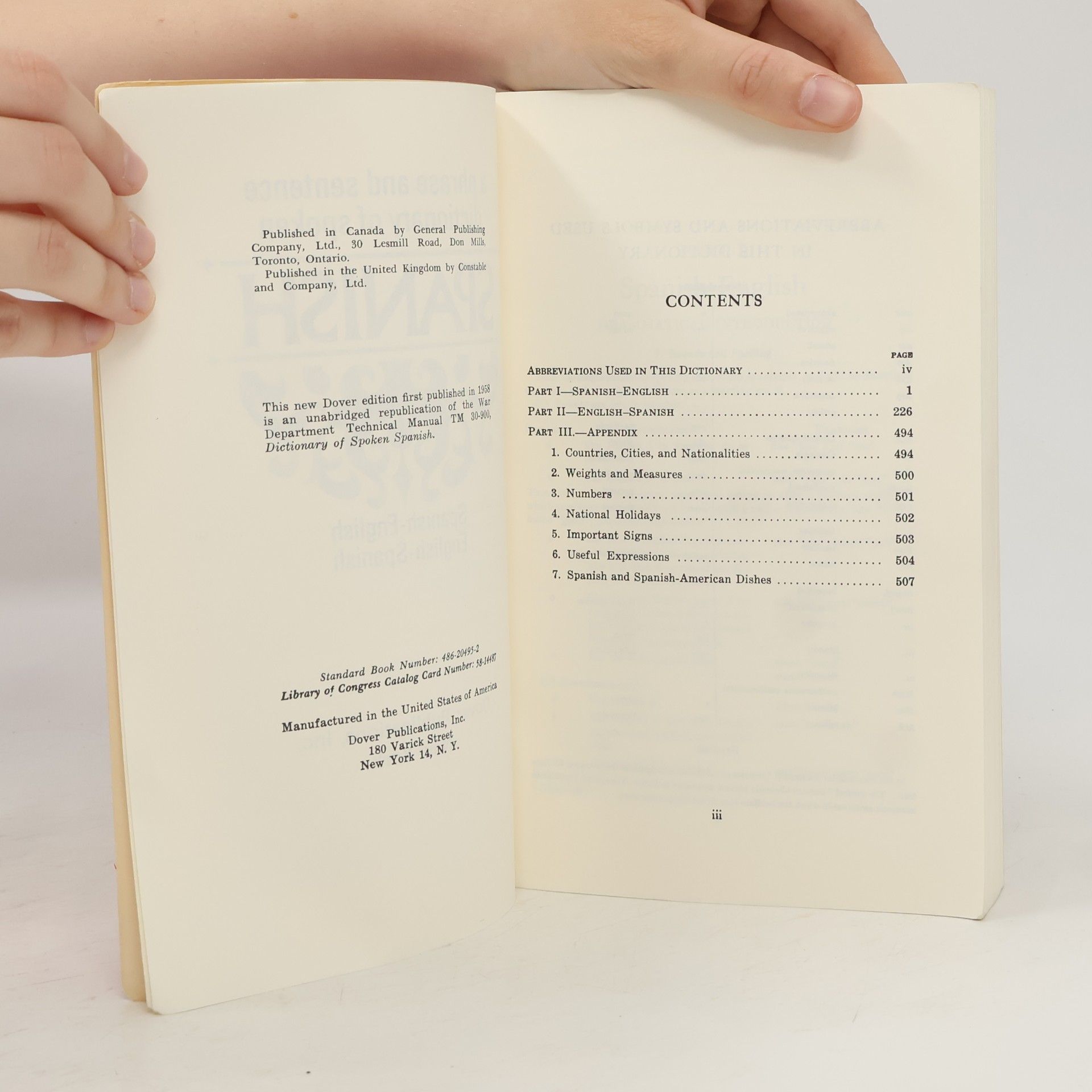 Autorenkollektiv A Phrase and Sentence Dictionary of Spoken Spanish