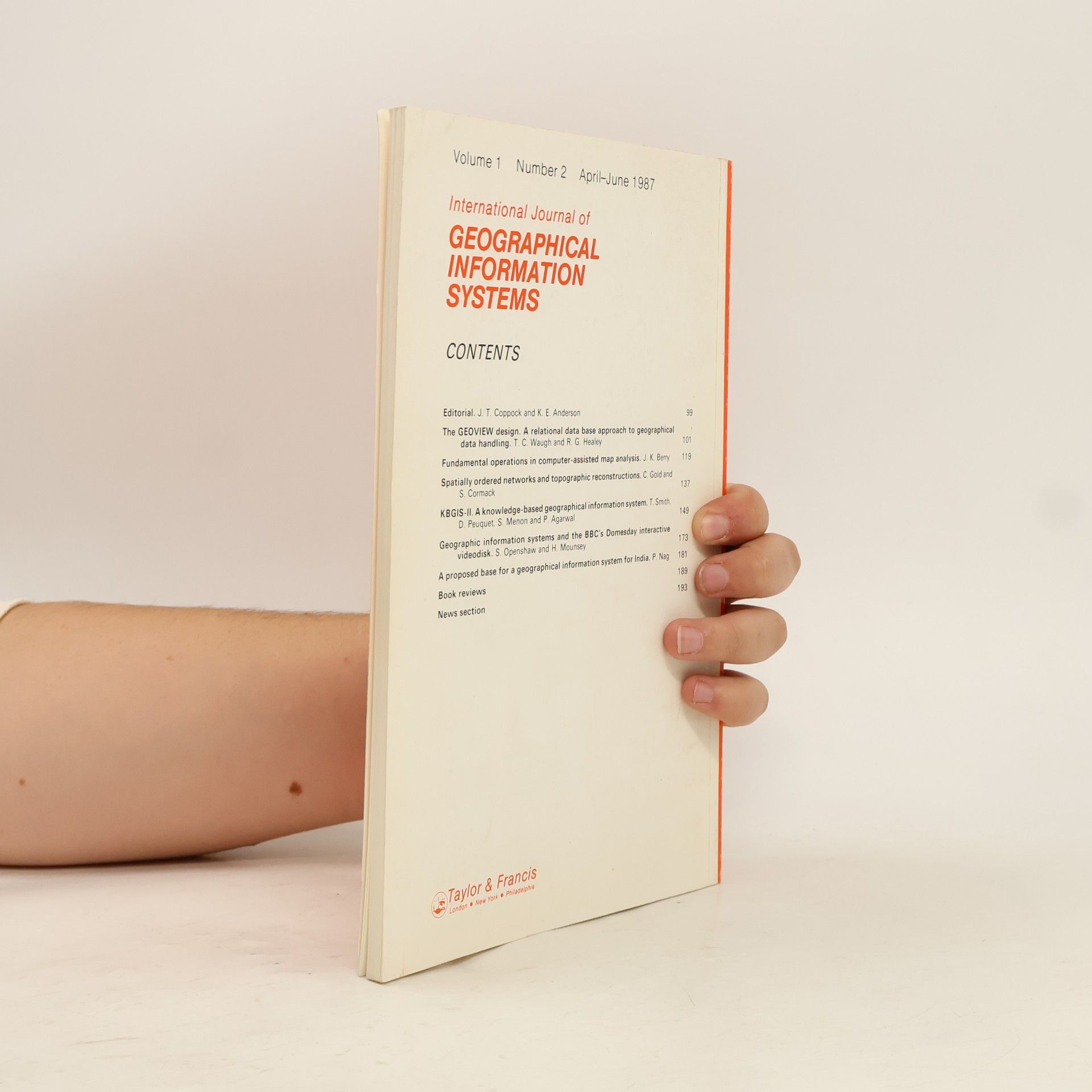 Autorenkollektiv International Journal of Geographical Information Systems Vol. 1 Number 2