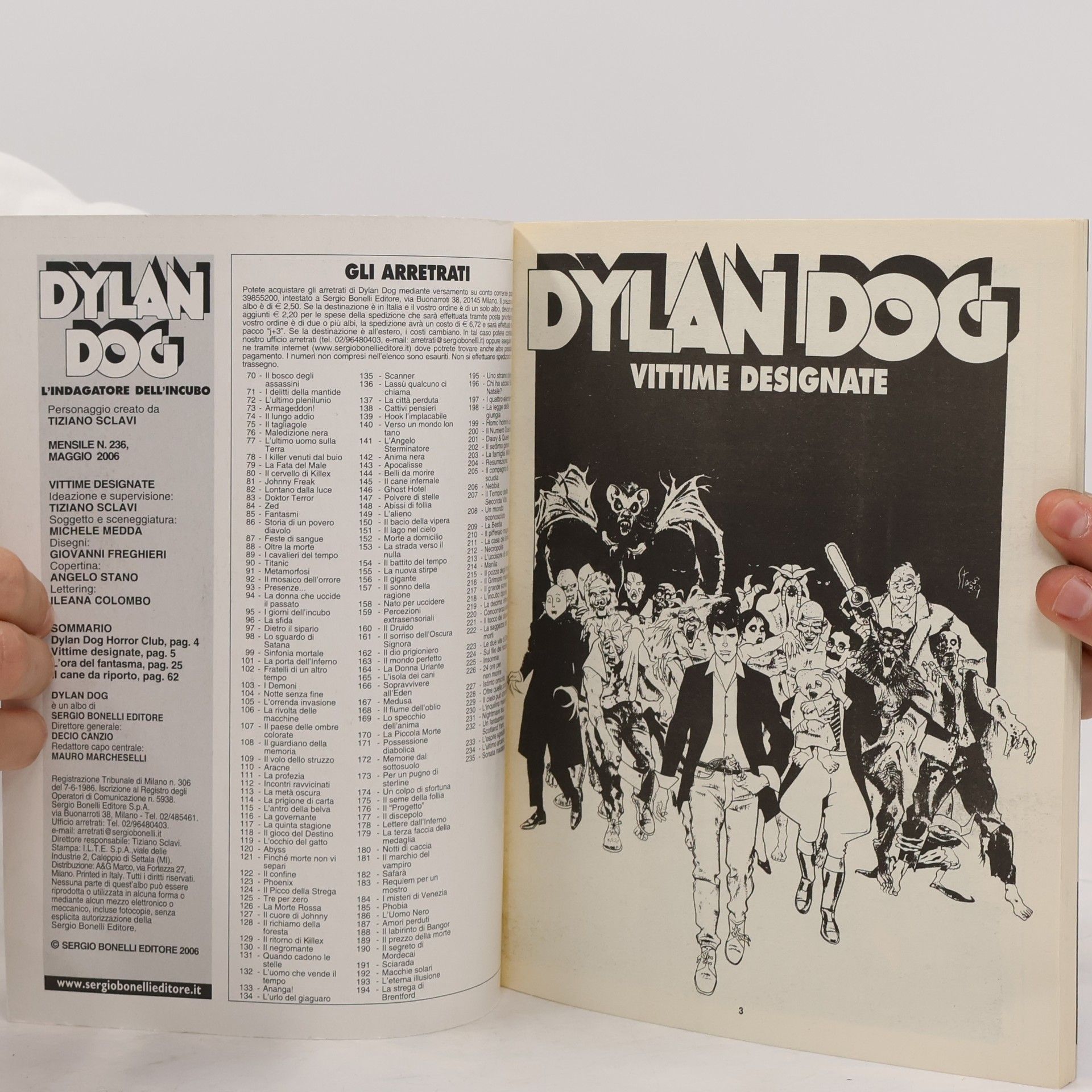Tiziano Sclavi Dylan Dog 236